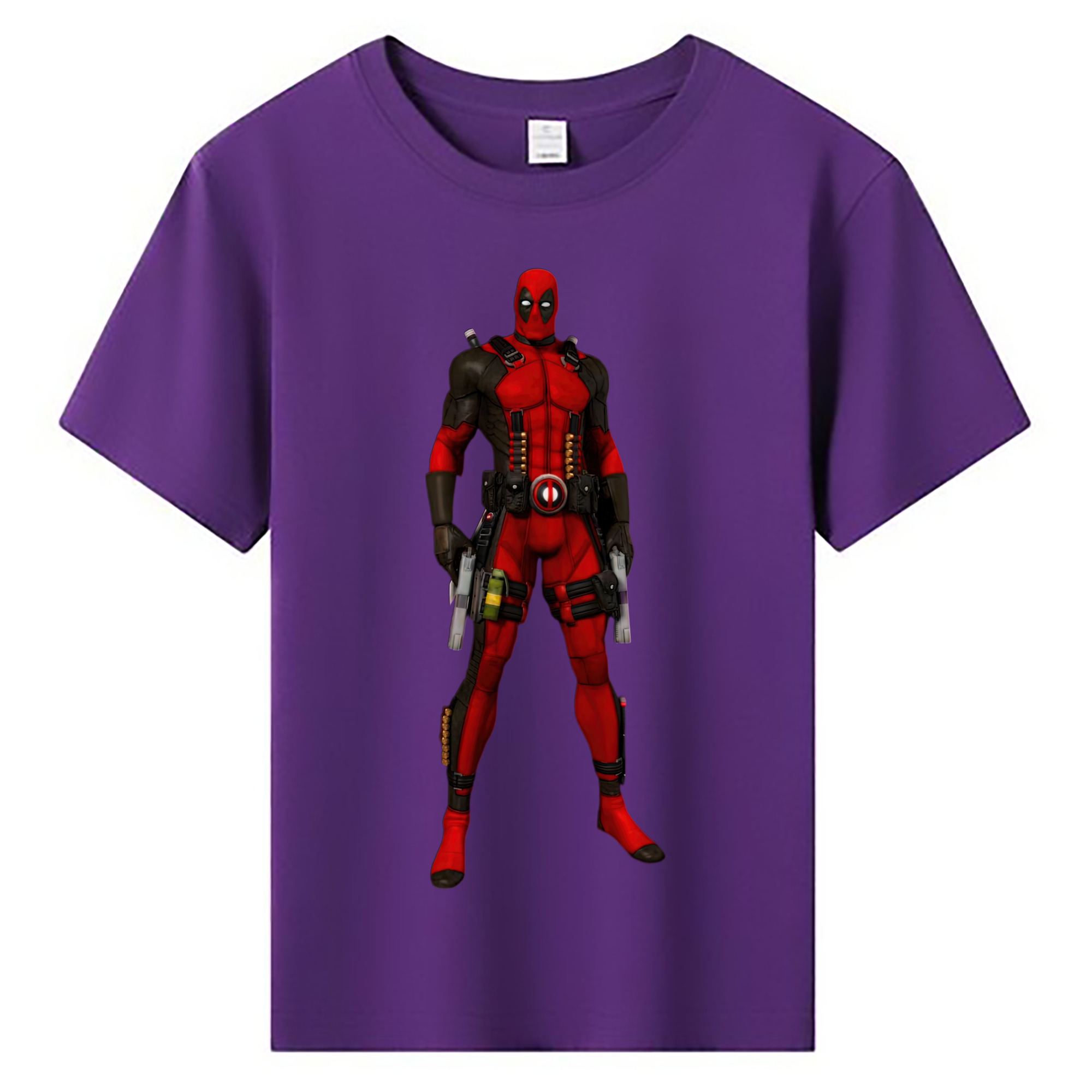 （画像用） Deadpool デッドプール 綿100％キッズTシャツ（フロントプリント）