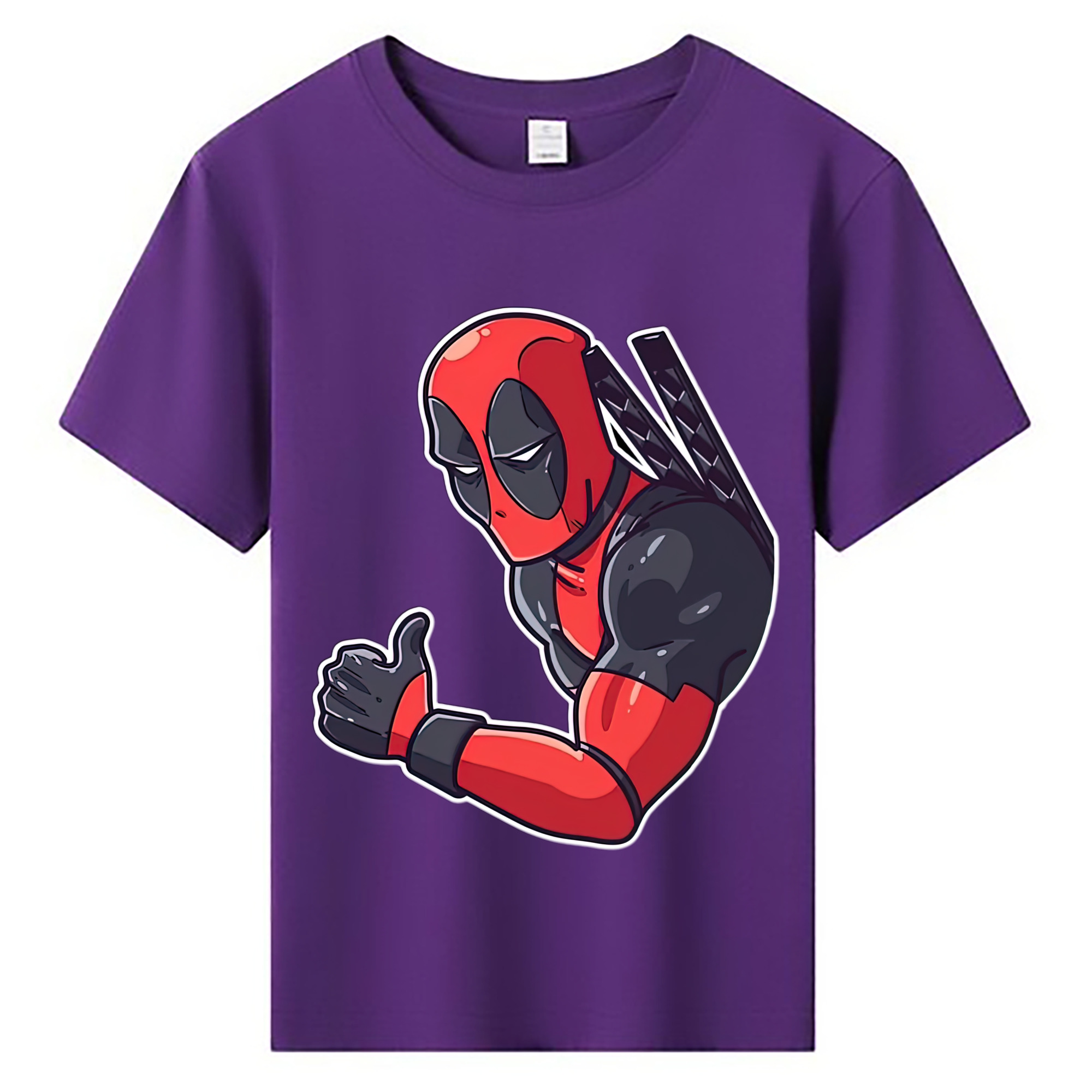 （画像用） Deadpool デッドプール 綿100％キッズTシャツ（フロントプリント）