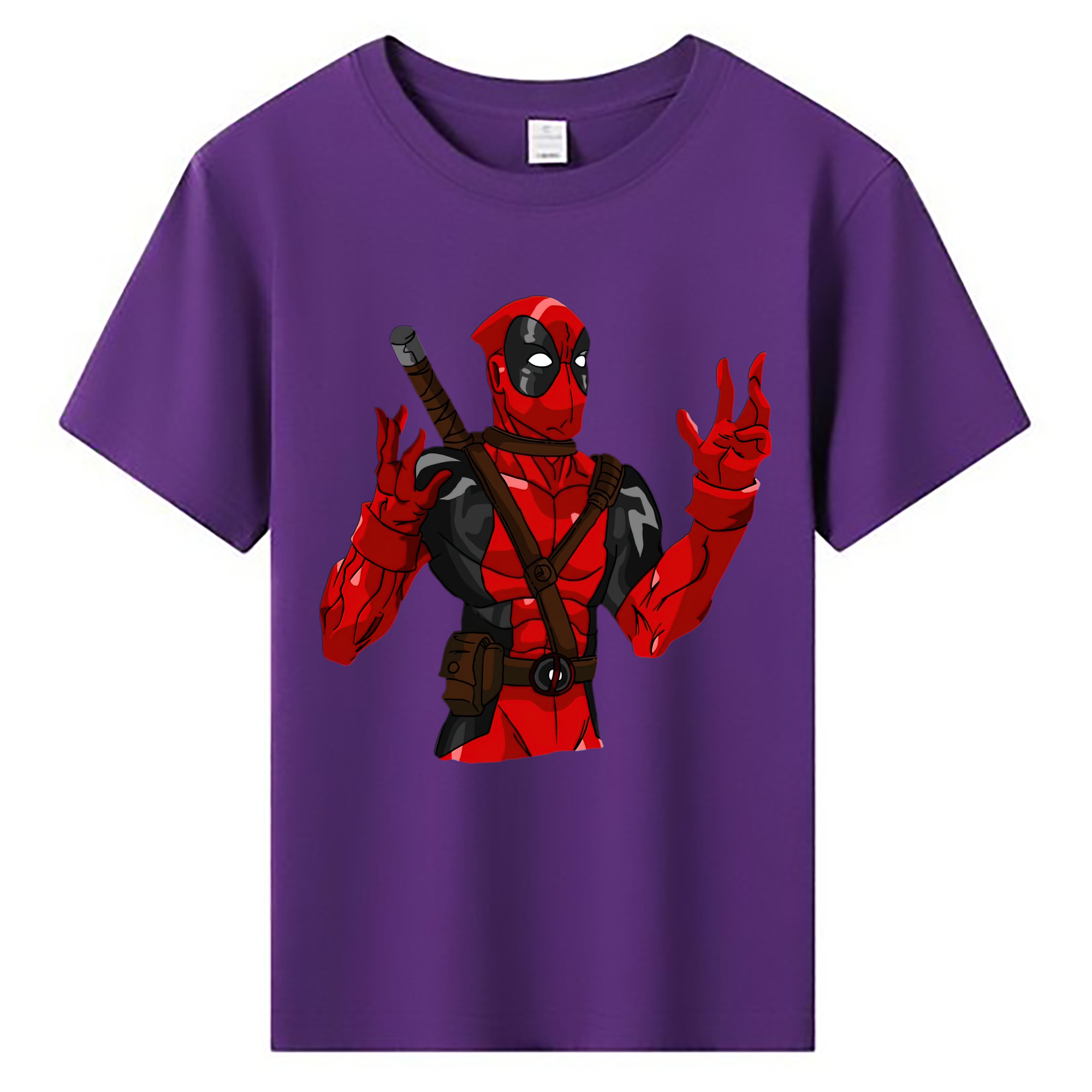 （画像用） Deadpool デッドプール 綿100％キッズTシャツ（フロントプリント）