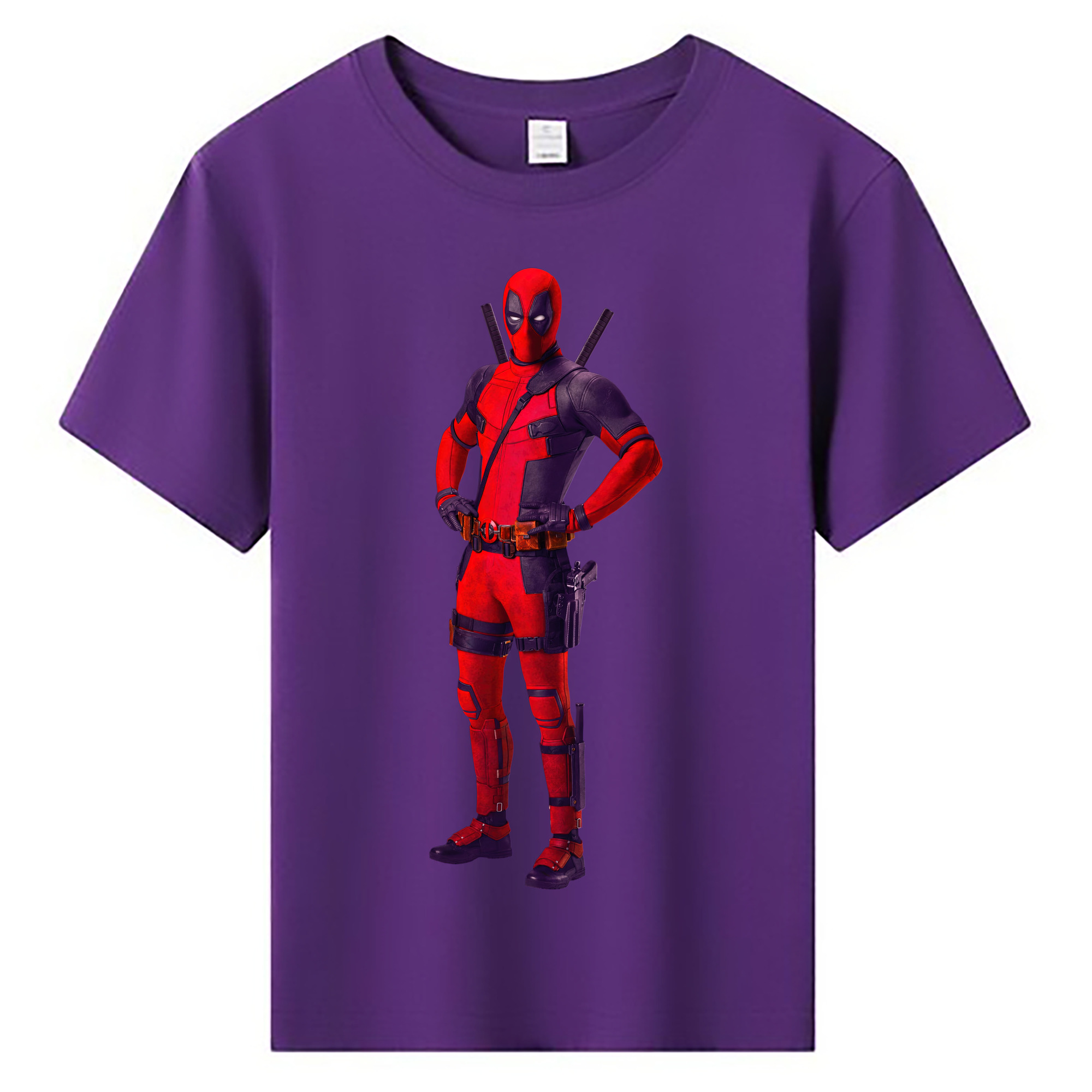 （画像用） Deadpool デッドプール 綿100％キッズTシャツ（フロントプリント）