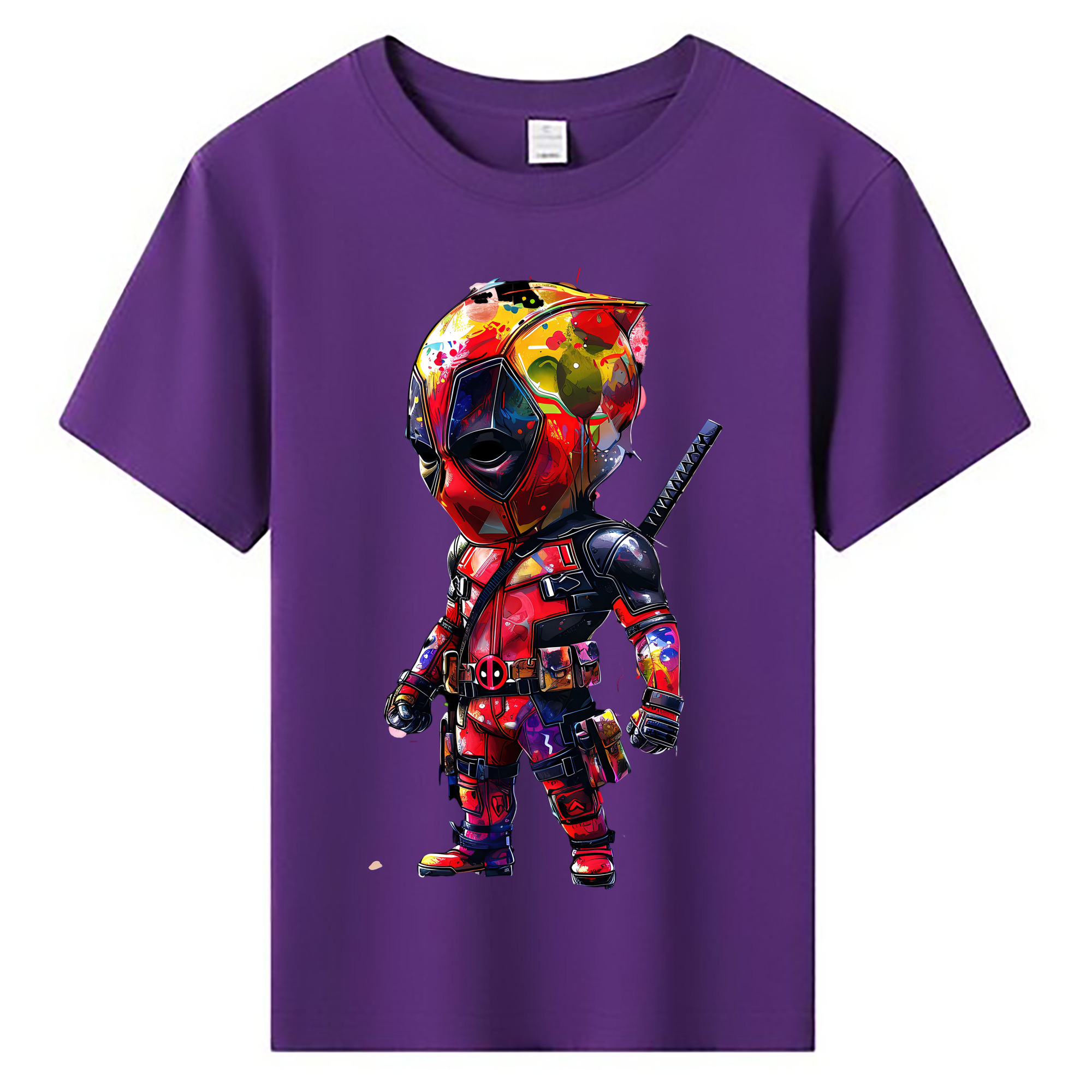 Deadpool デッドプール 綿100％キッズTシャツ（フロントプリント）