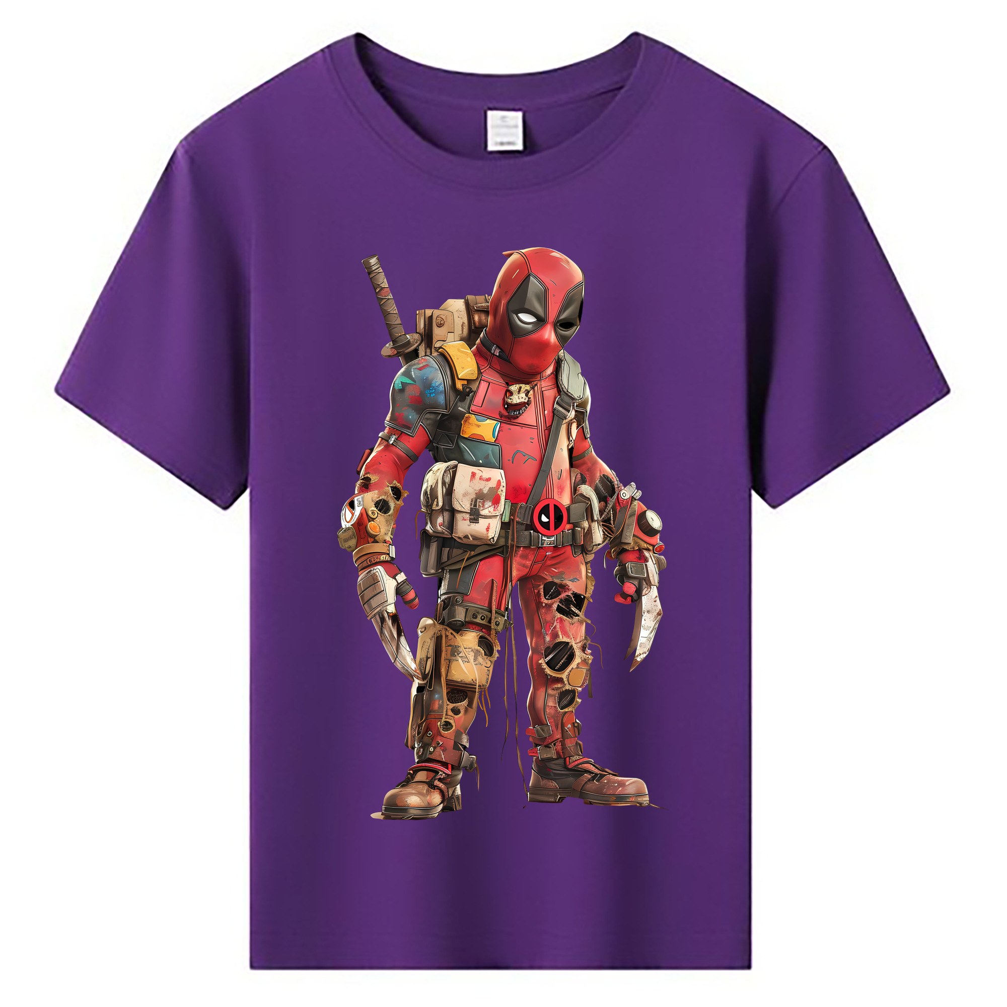 （画像用） Deadpool デッドプール 綿100％キッズTシャツ（フロントプリント）