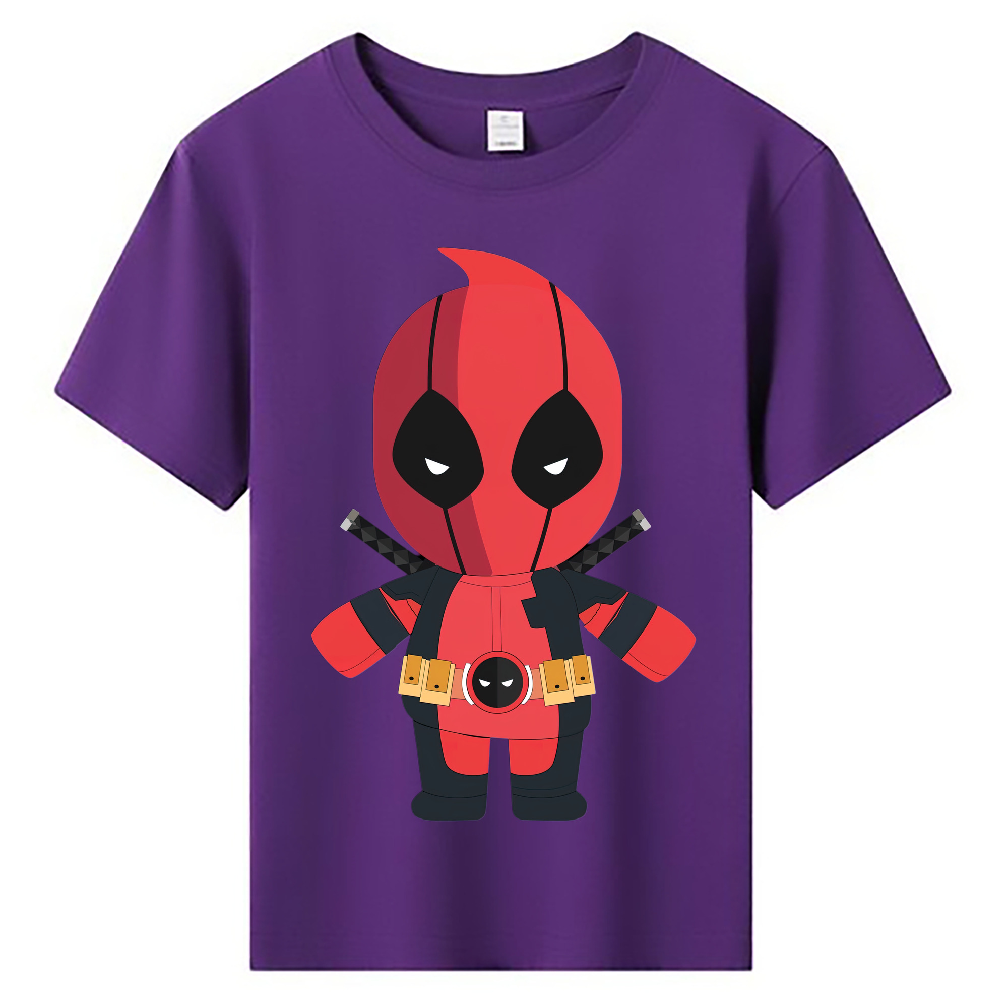 （画像用） Deadpool デッドプール 綿100％キッズTシャツ（フロントプリント）