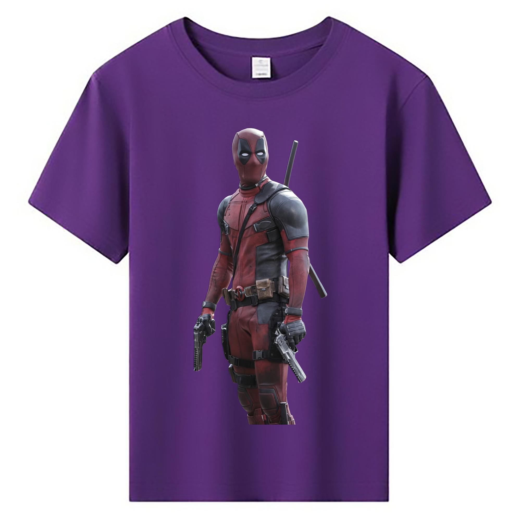 （画像用） Deadpool デッドプール 綿100％キッズTシャツ（フロントプリント）