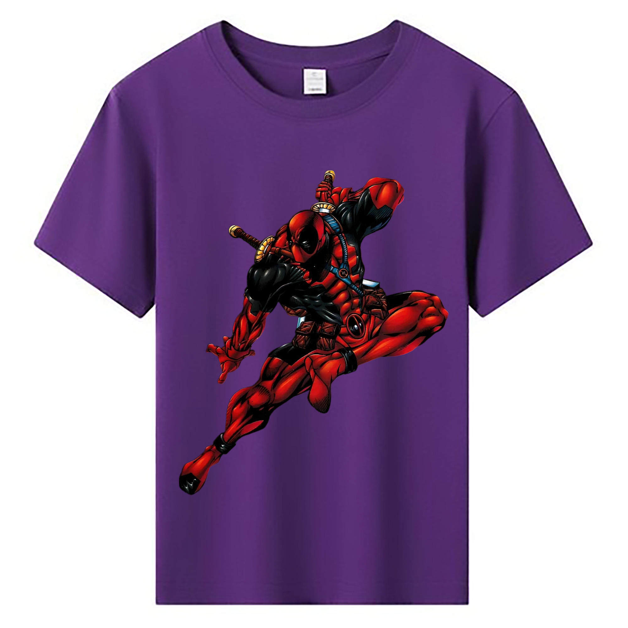 （画像用） Deadpool デッドプール 綿100％キッズTシャツ（フロントプリント）