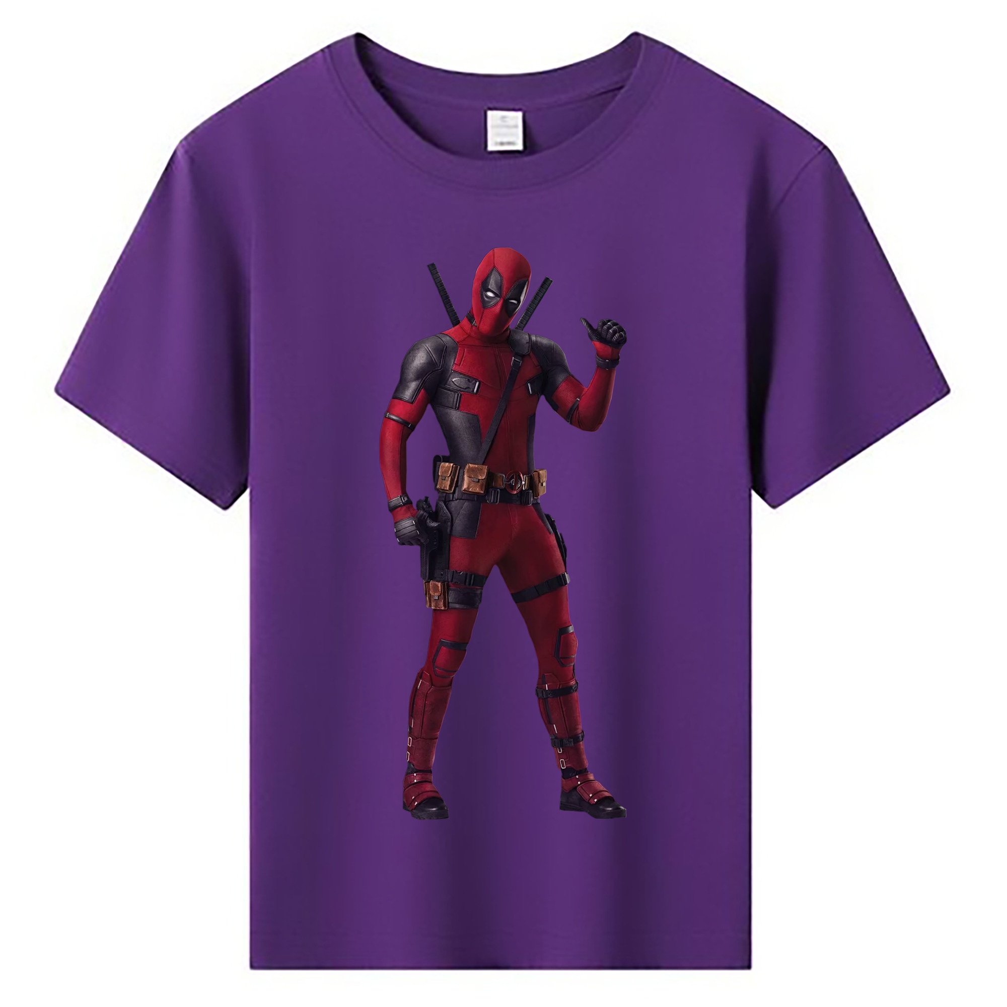 （画像用） Deadpool デッドプール 綿100％キッズTシャツ（フロントプリント）