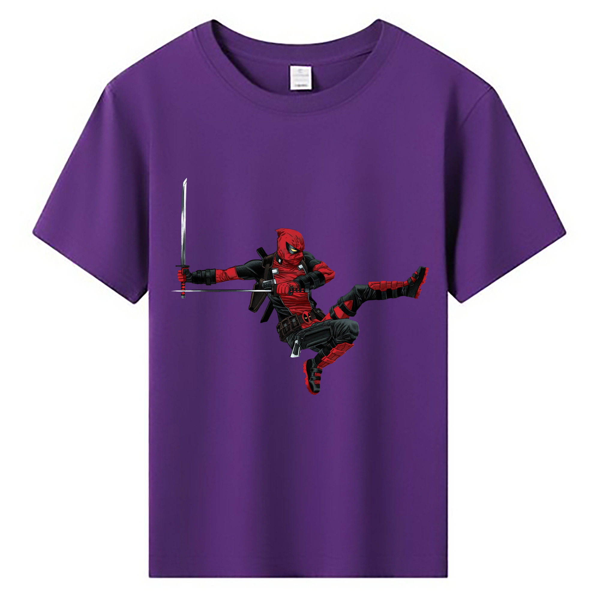 （画像用） Deadpool デッドプール 綿100％キッズTシャツ（フロントプリント）