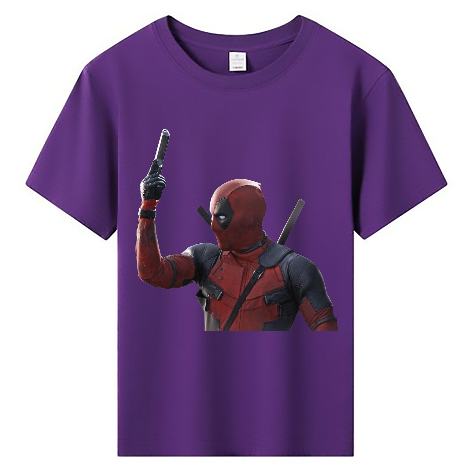 （画像用） Deadpool デッドプール 綿100％キッズTシャツ（フロントプリント）