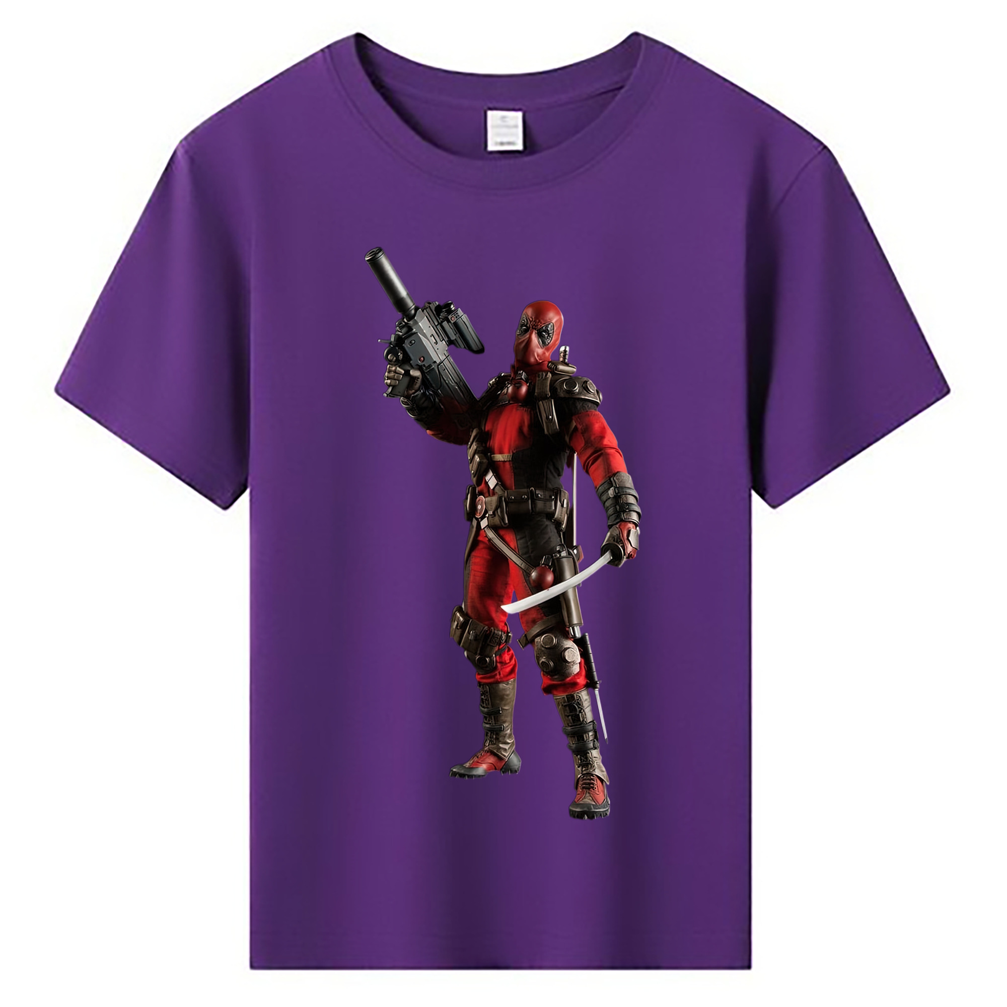 （画像用） Deadpool デッドプール 綿100％キッズTシャツ（フロントプリント）