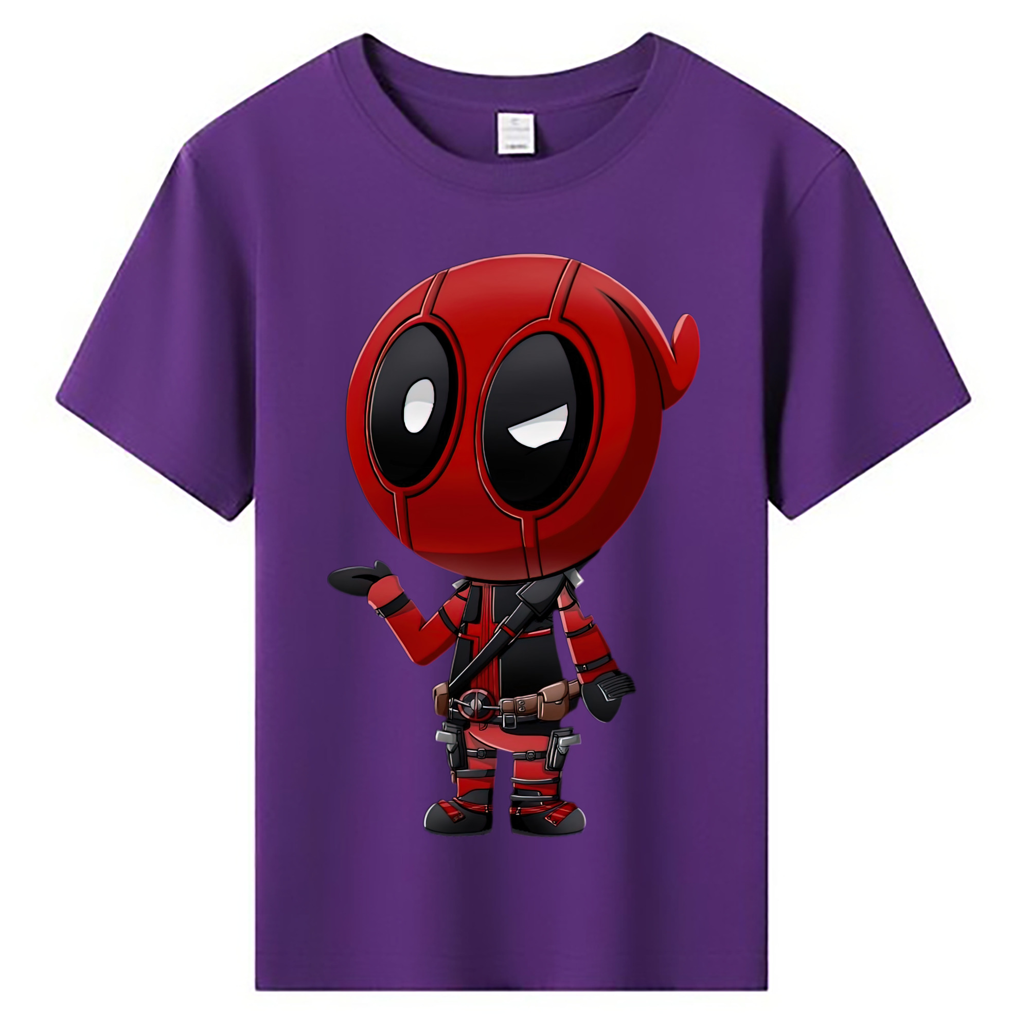 （画像用） Deadpool デッドプール 綿100％キッズTシャツ（フロントプリント）