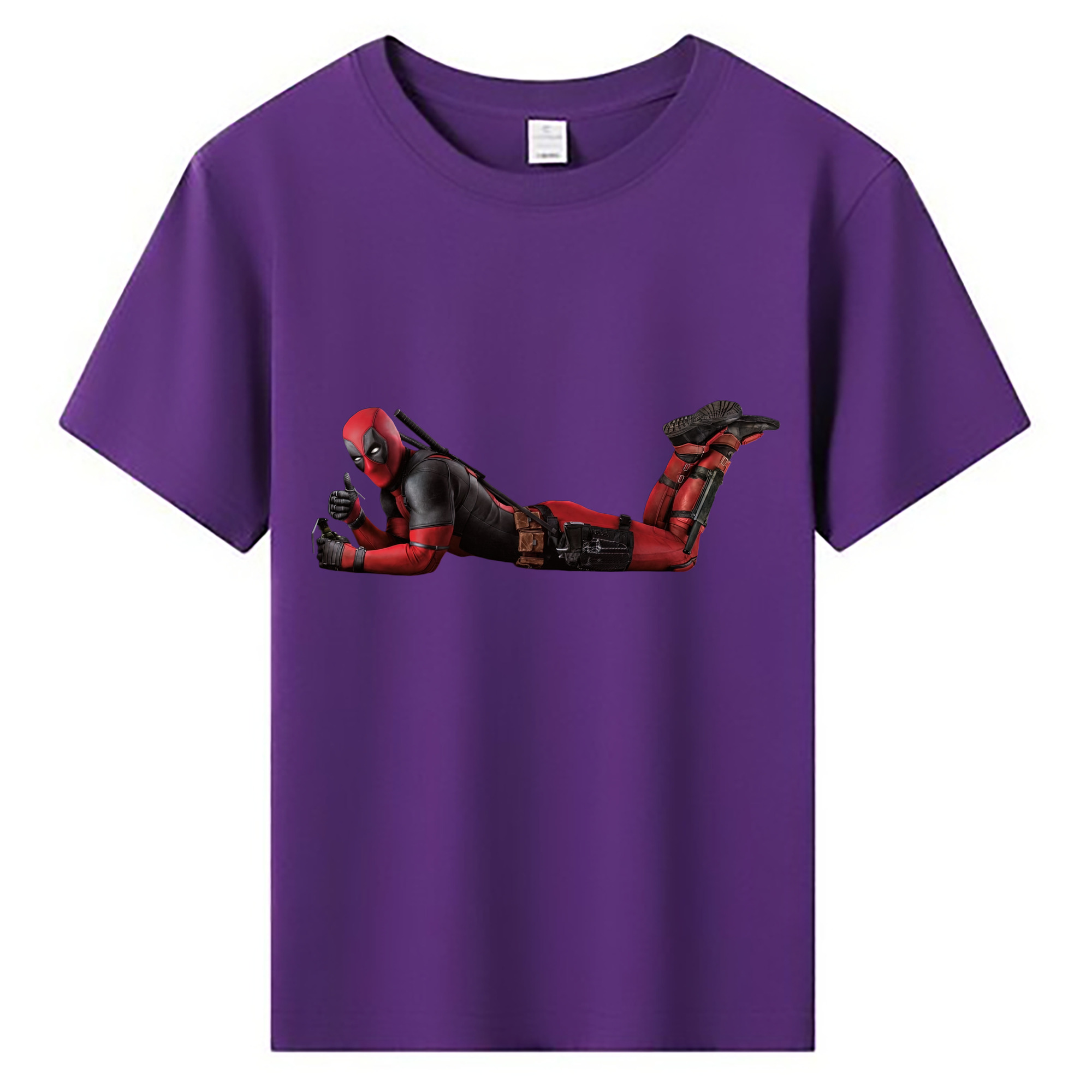 （画像用） Deadpool デッドプール 綿100％キッズTシャツ（フロントプリント）
