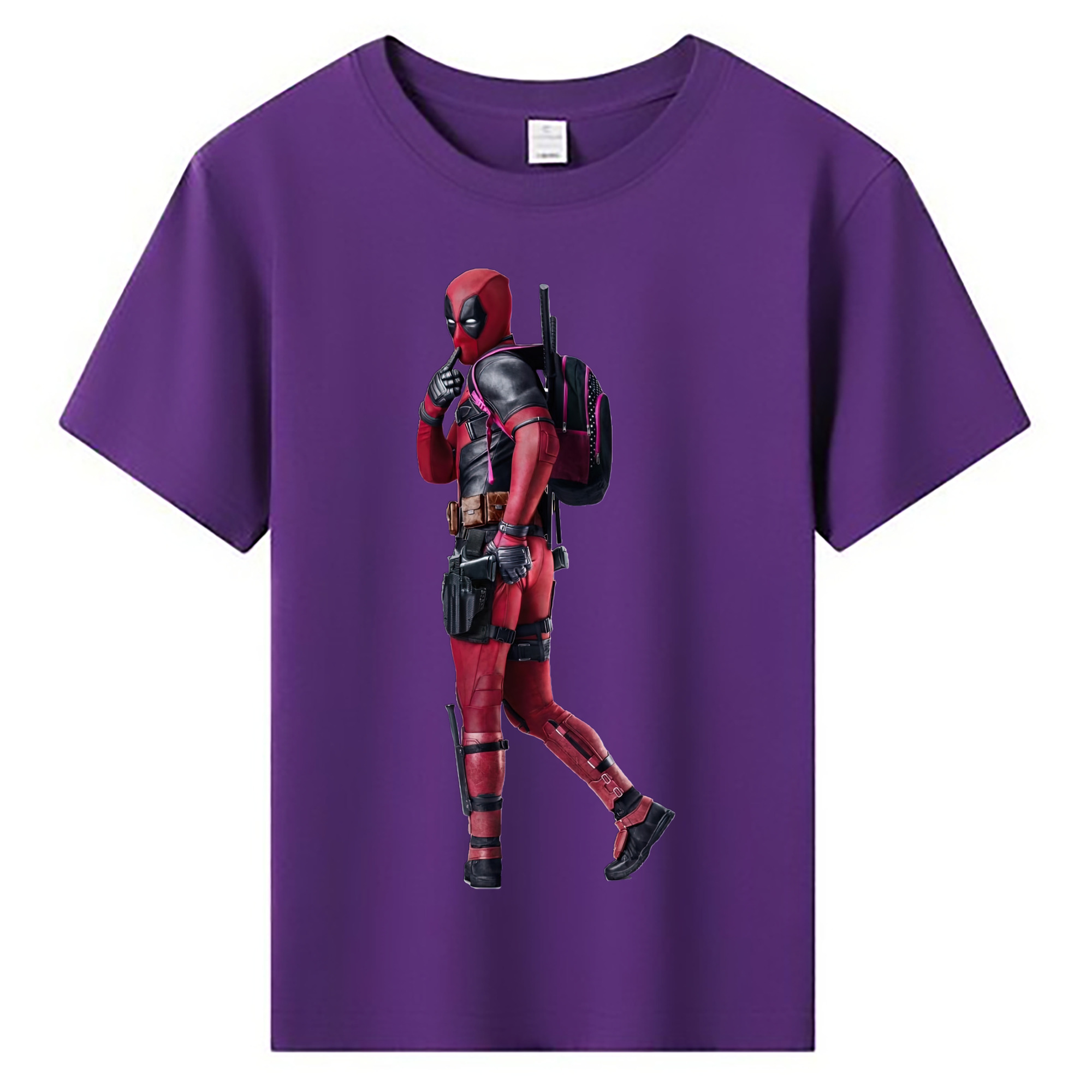 （画像用） Deadpool デッドプール 綿100％キッズTシャツ（フロントプリント）
