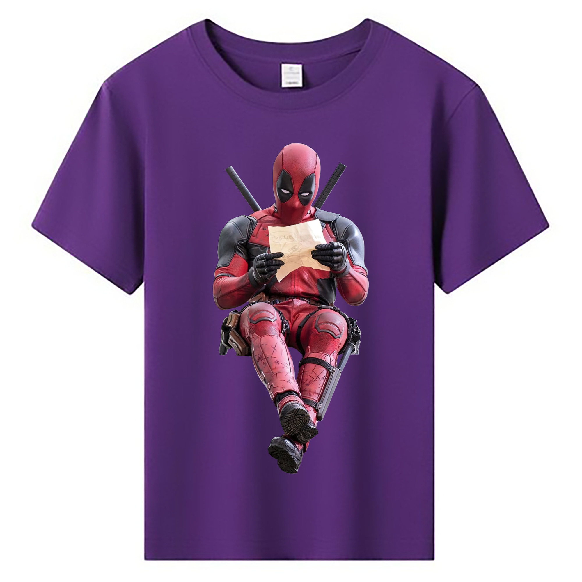 （画像用） Deadpool デッドプール 綿100％キッズTシャツ（フロントプリント）