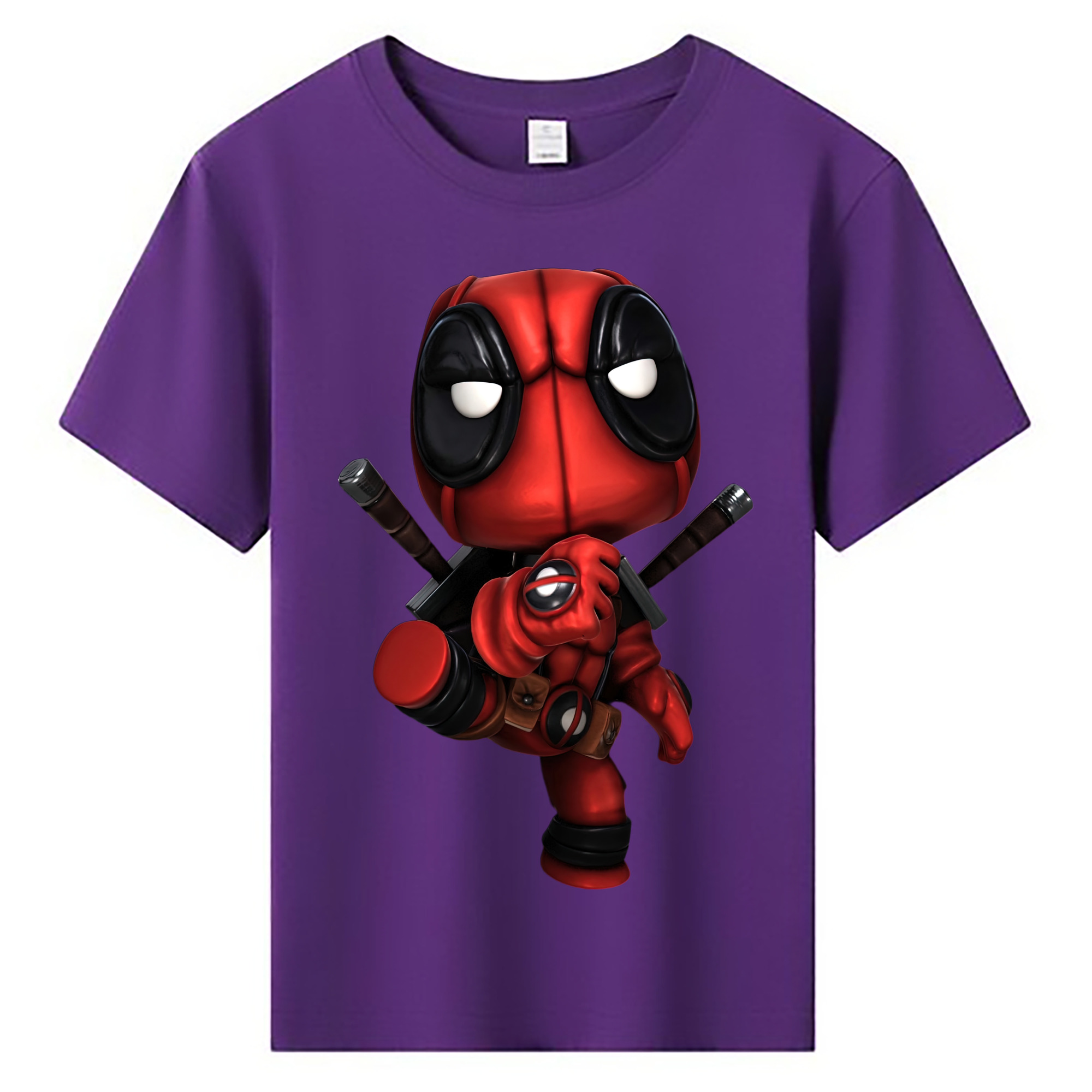 （画像用） Deadpool デッドプール 綿100％キッズTシャツ（フロントプリント）