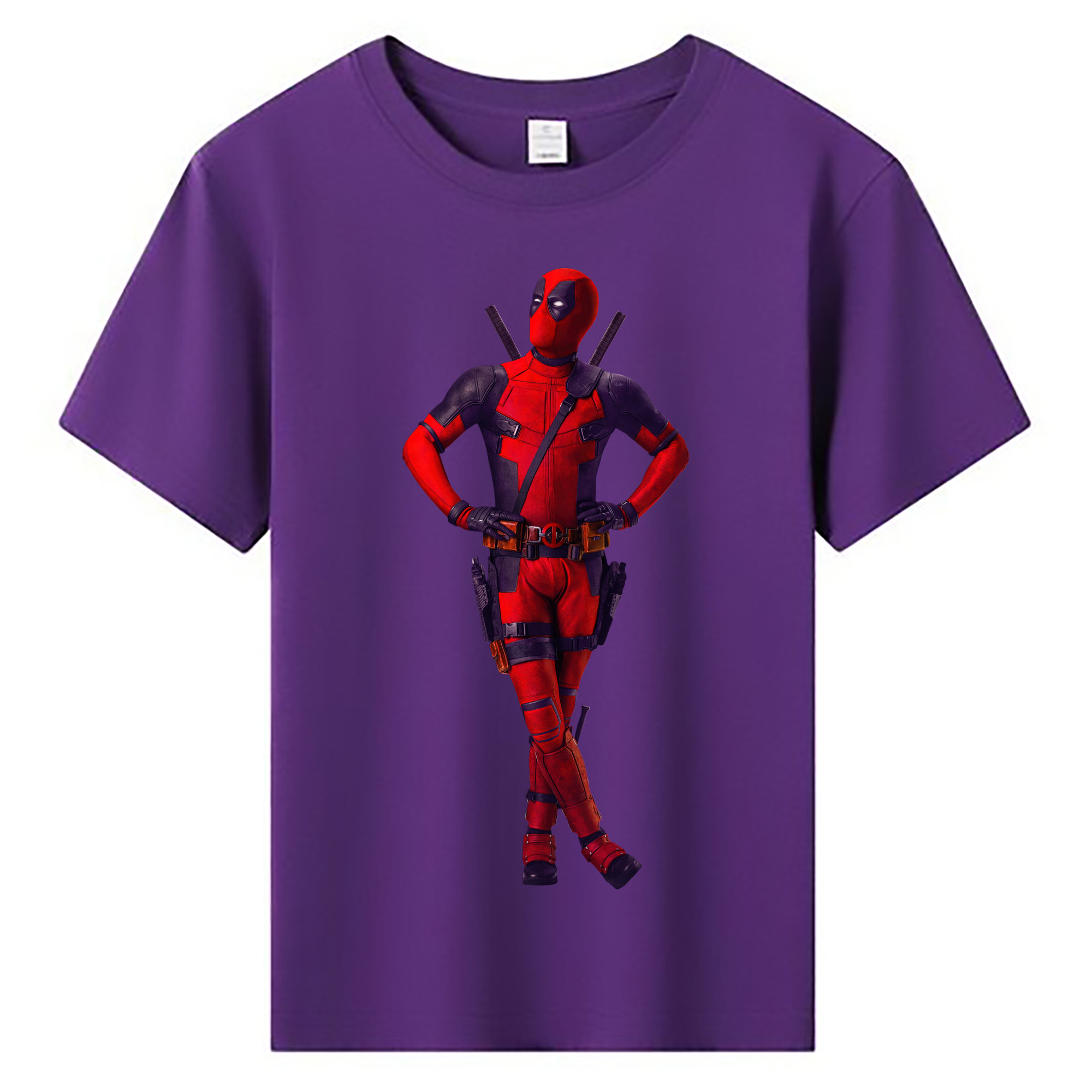 （画像用） Deadpool デッドプール 綿100％キッズTシャツ（フロントプリント）