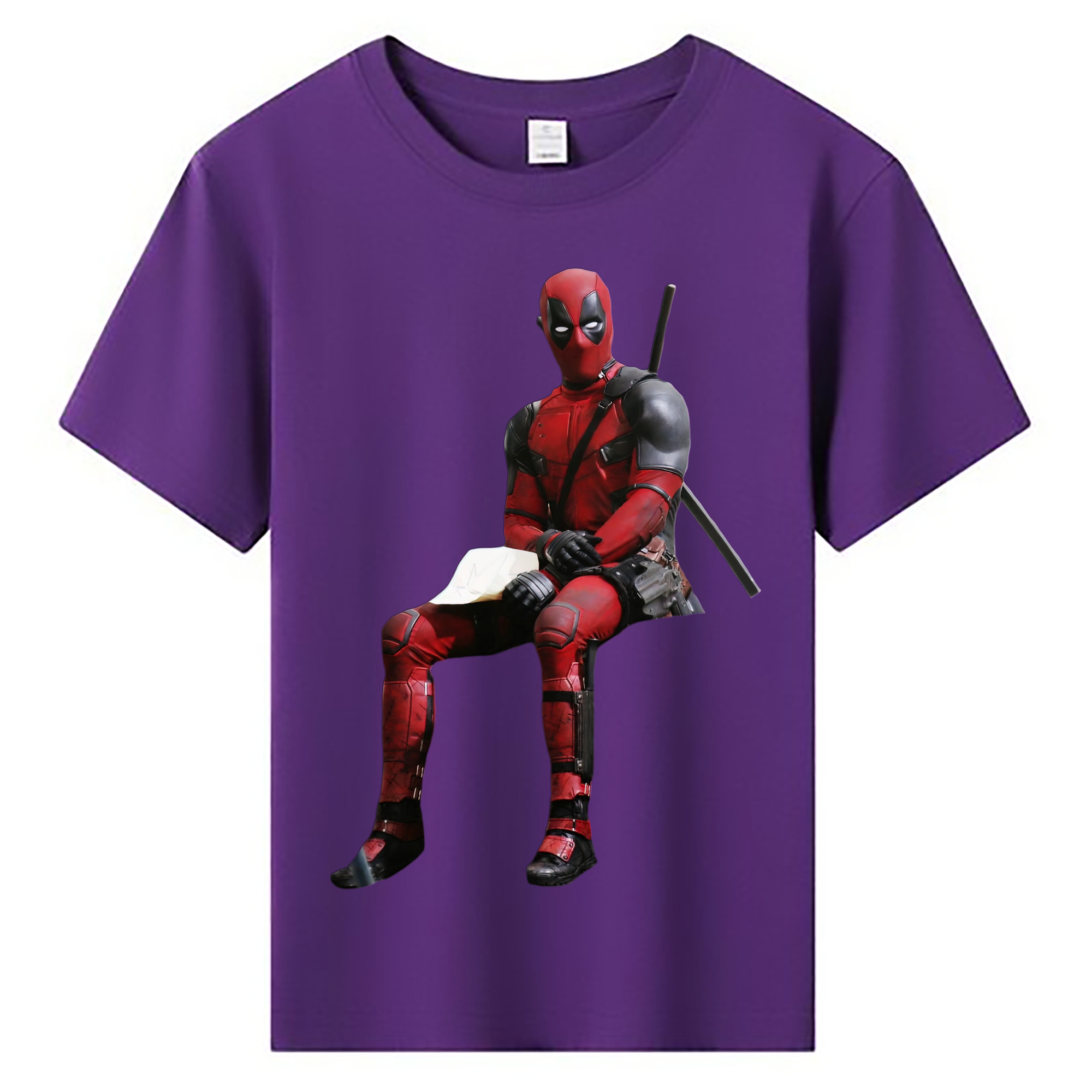 （画像用） Deadpool デッドプール 綿100％キッズTシャツ（フロントプリント）