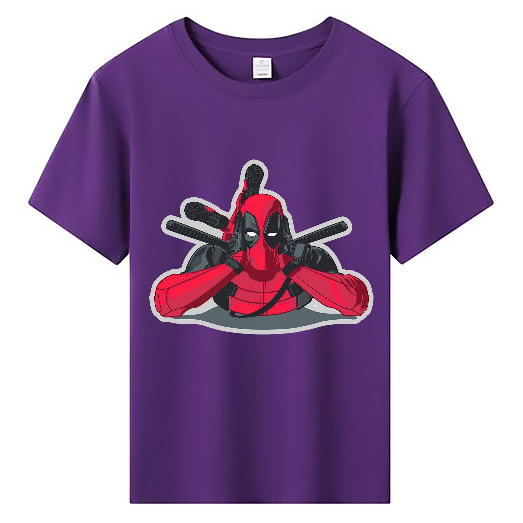 （画像用） Deadpool デッドプール 綿100％キッズTシャツ（フロントプリント）