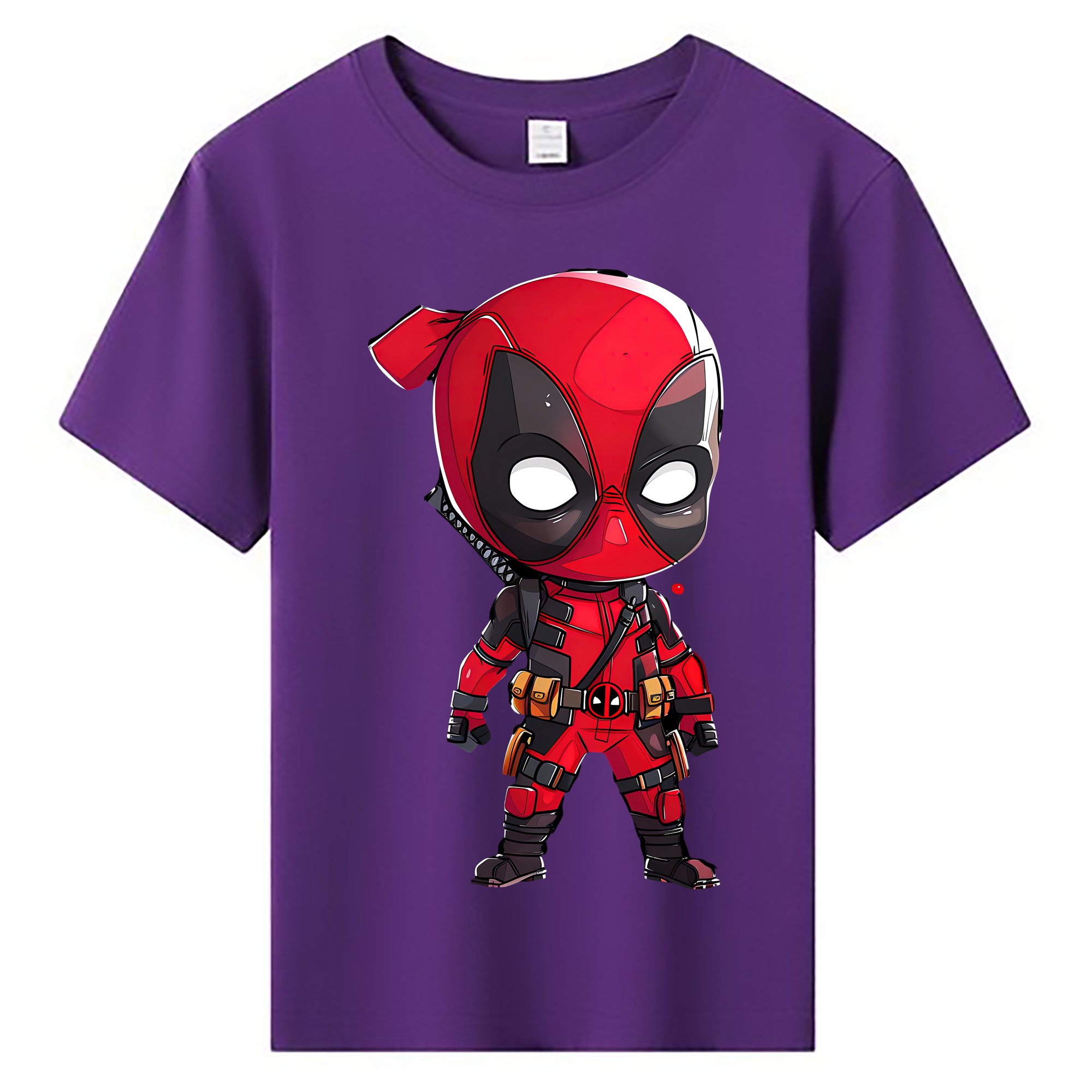 （画像用） Deadpool デッドプール 綿100％キッズTシャツ（フロントプリント）