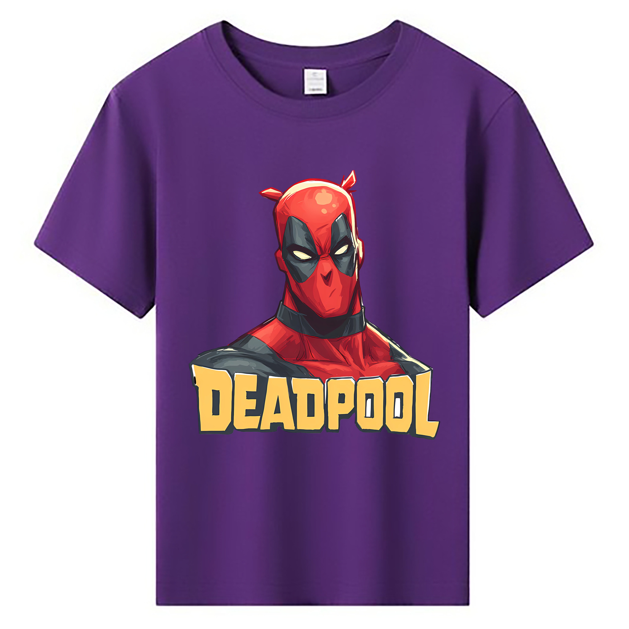 （画像用） Deadpool デッドプール 綿100％キッズTシャツ（フロントプリント）