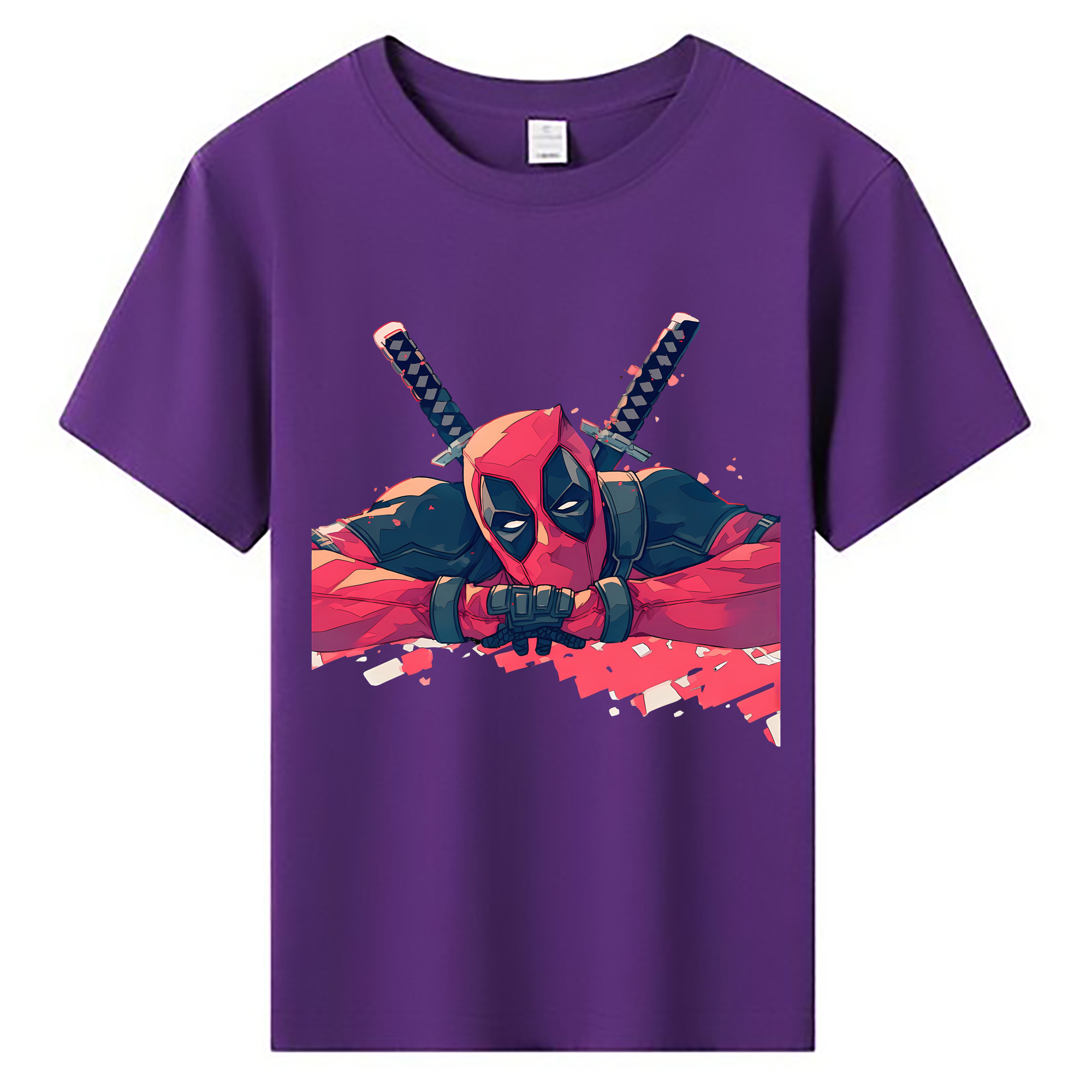 Deadpool デッドプール 綿100％キッズTシャツ（フロントプリント）
