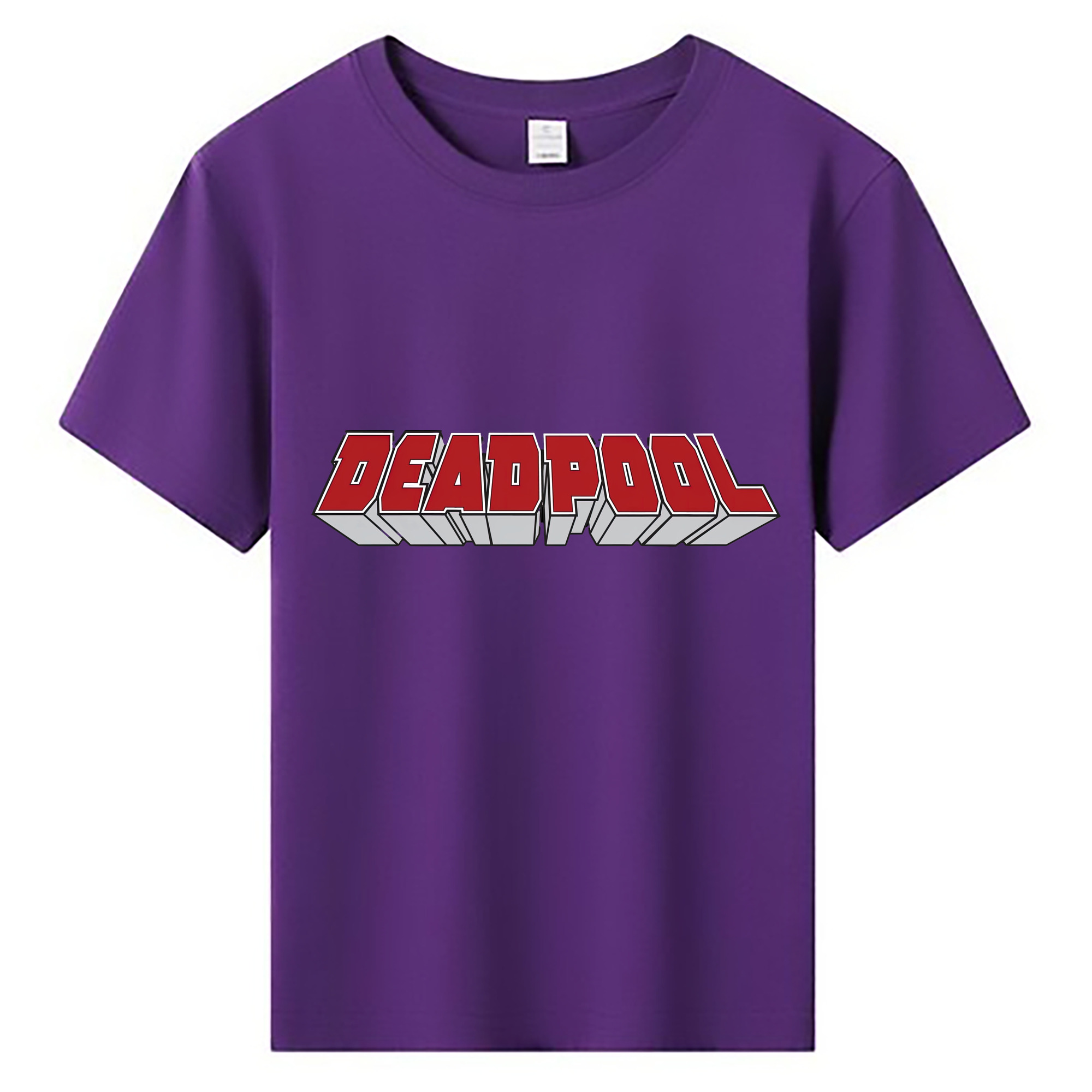 （画像用） Deadpool デッドプール 綿100％キッズTシャツ（フロントプリント）