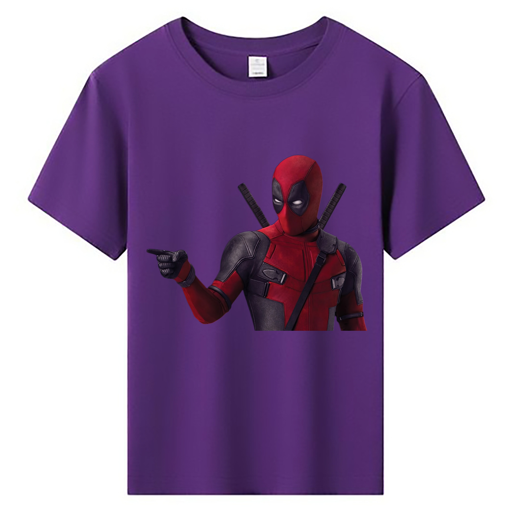 （画像用） Deadpool デッドプール 綿100％キッズTシャツ（フロントプリント）