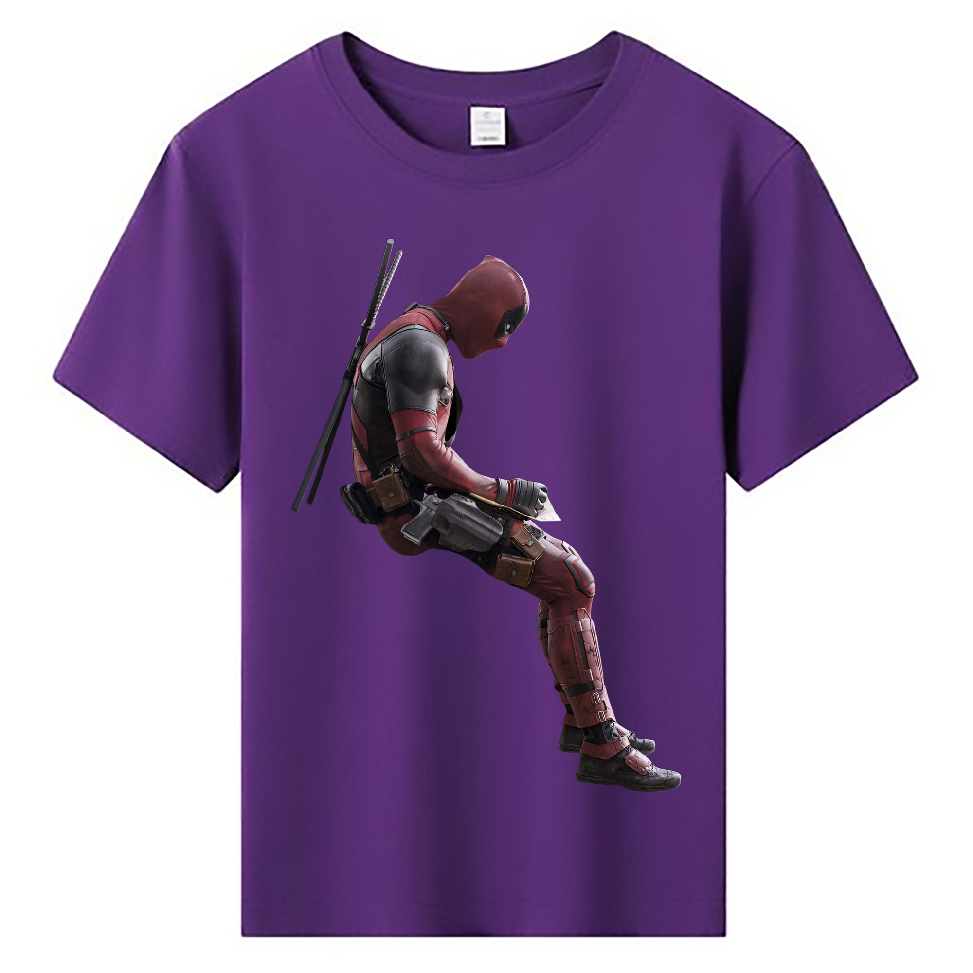 （画像用） Deadpool デッドプール 綿100％キッズTシャツ（フロントプリント）