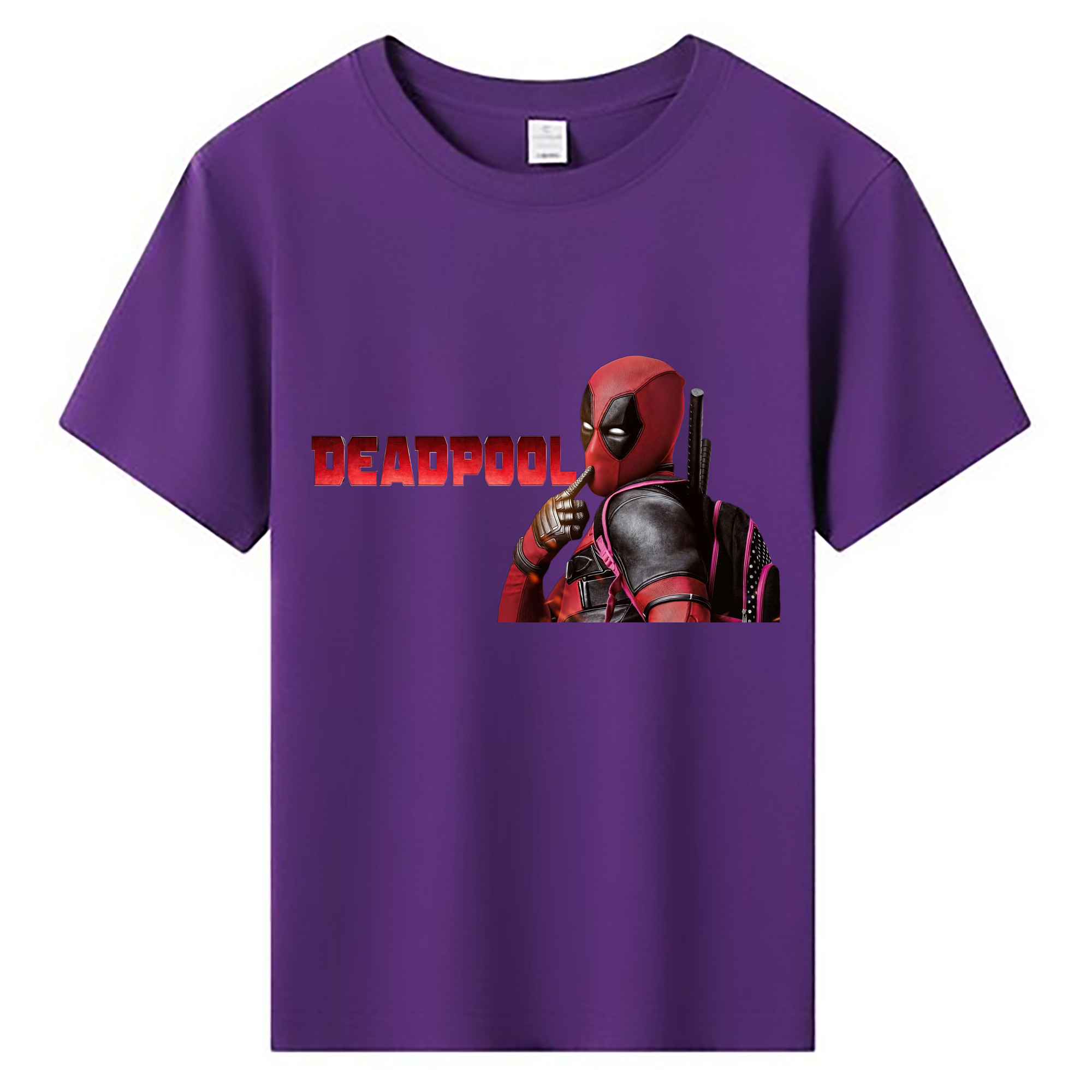 （画像用） Deadpool デッドプール 綿100％キッズTシャツ（フロントプリント）