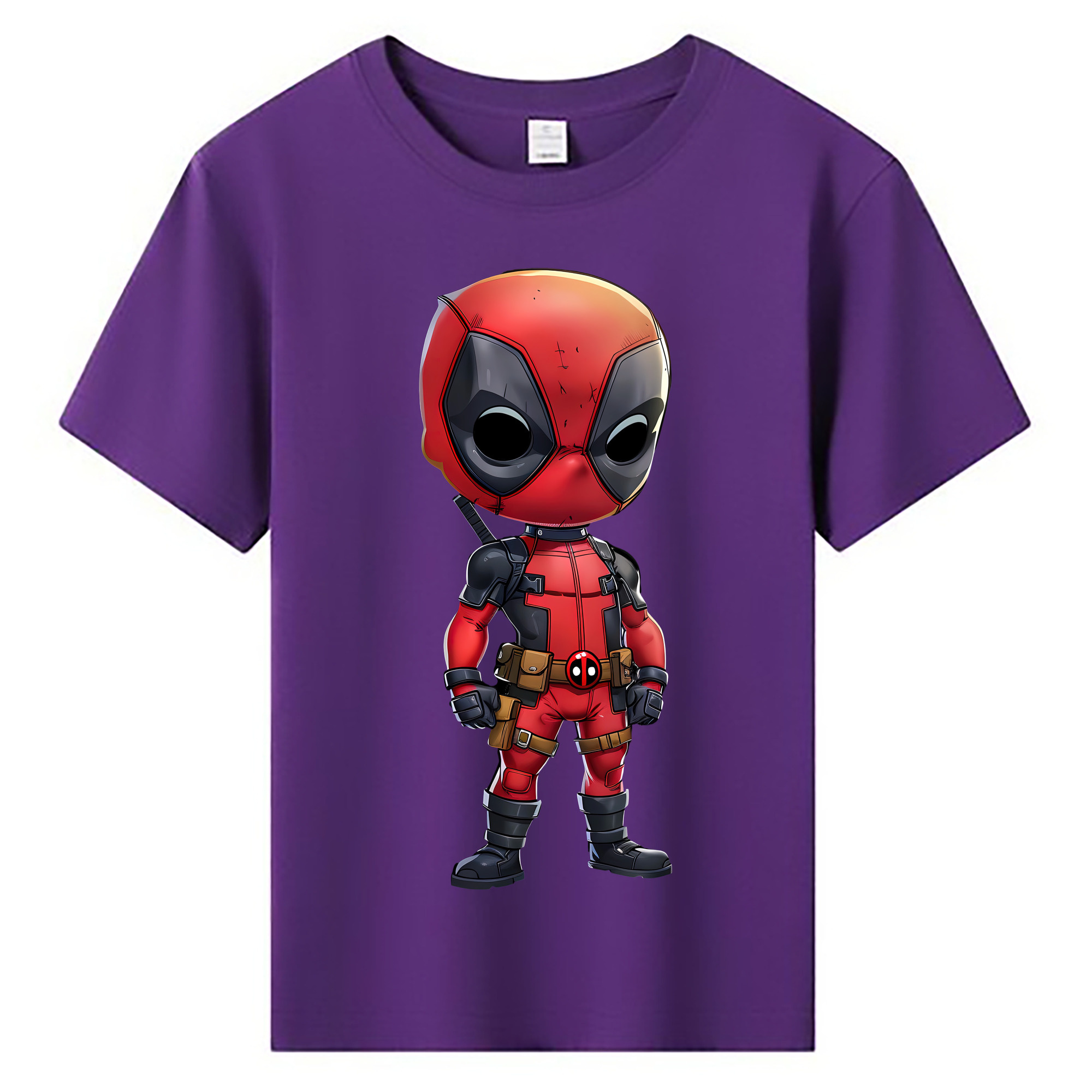 （画像用） Deadpool デッドプール 綿100％キッズTシャツ（フロントプリント）