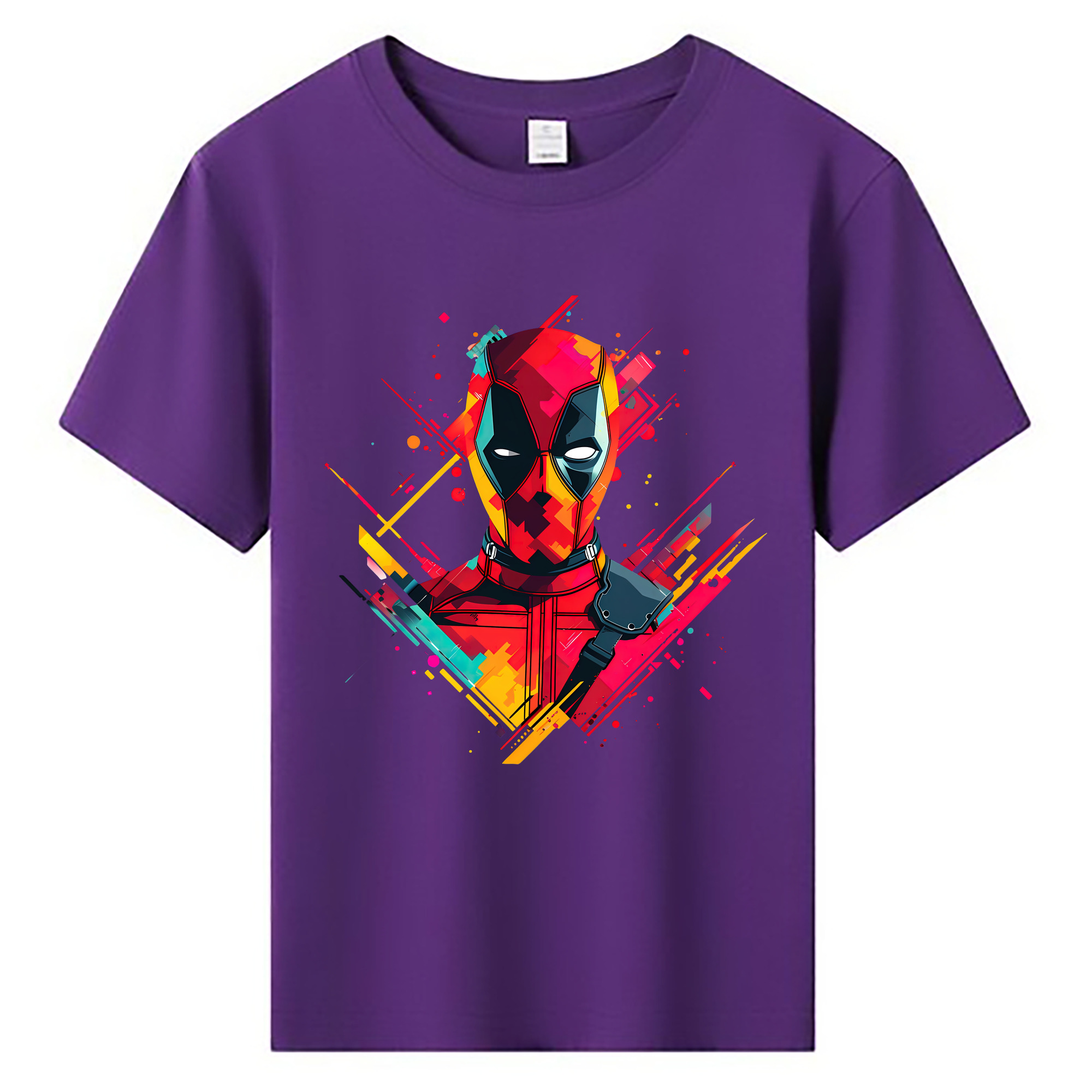 （画像用） Deadpool デッドプール 綿100％キッズTシャツ（フロントプリント）