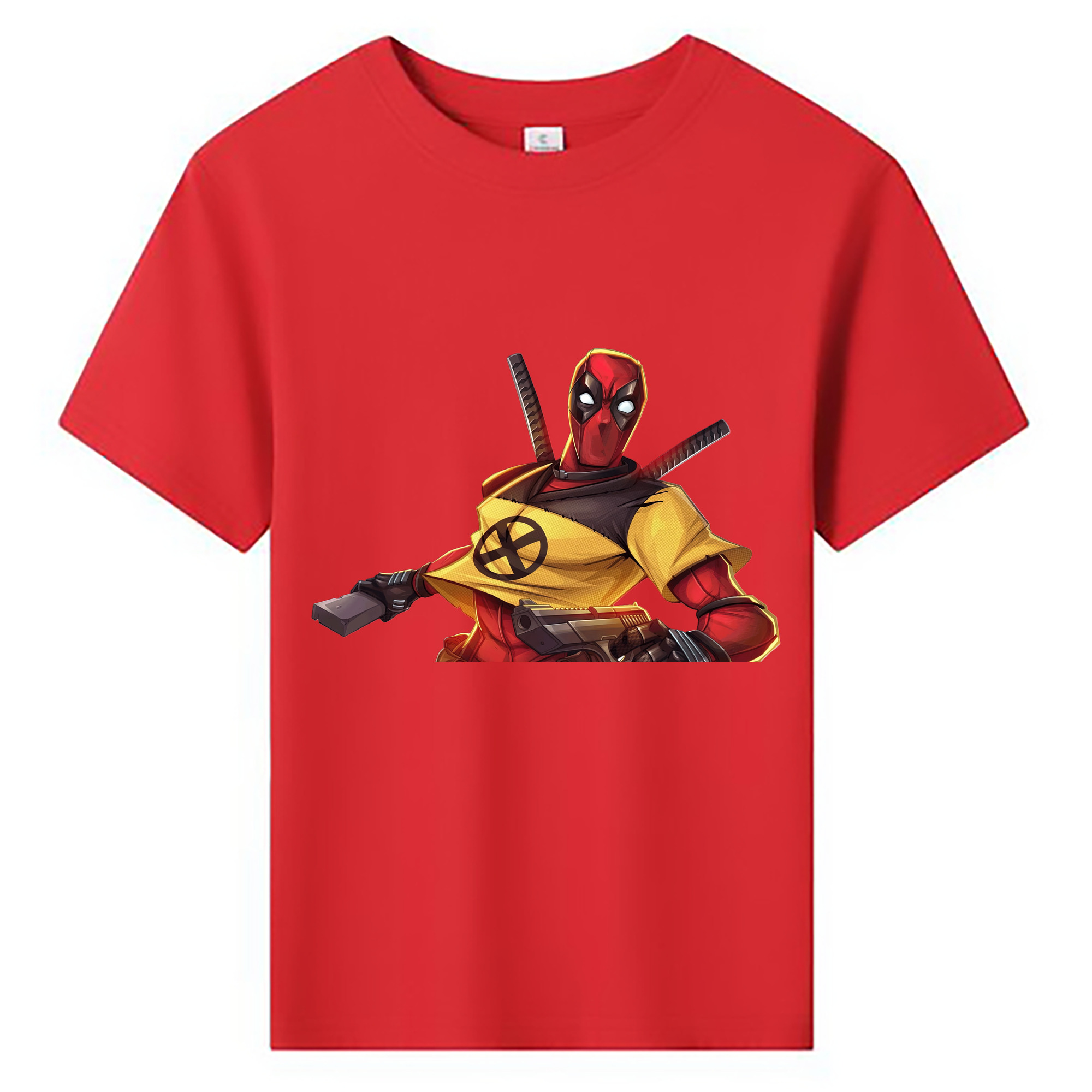 （画像用） Deadpool デッドプール 綿100％キッズTシャツ（フロントプリント）