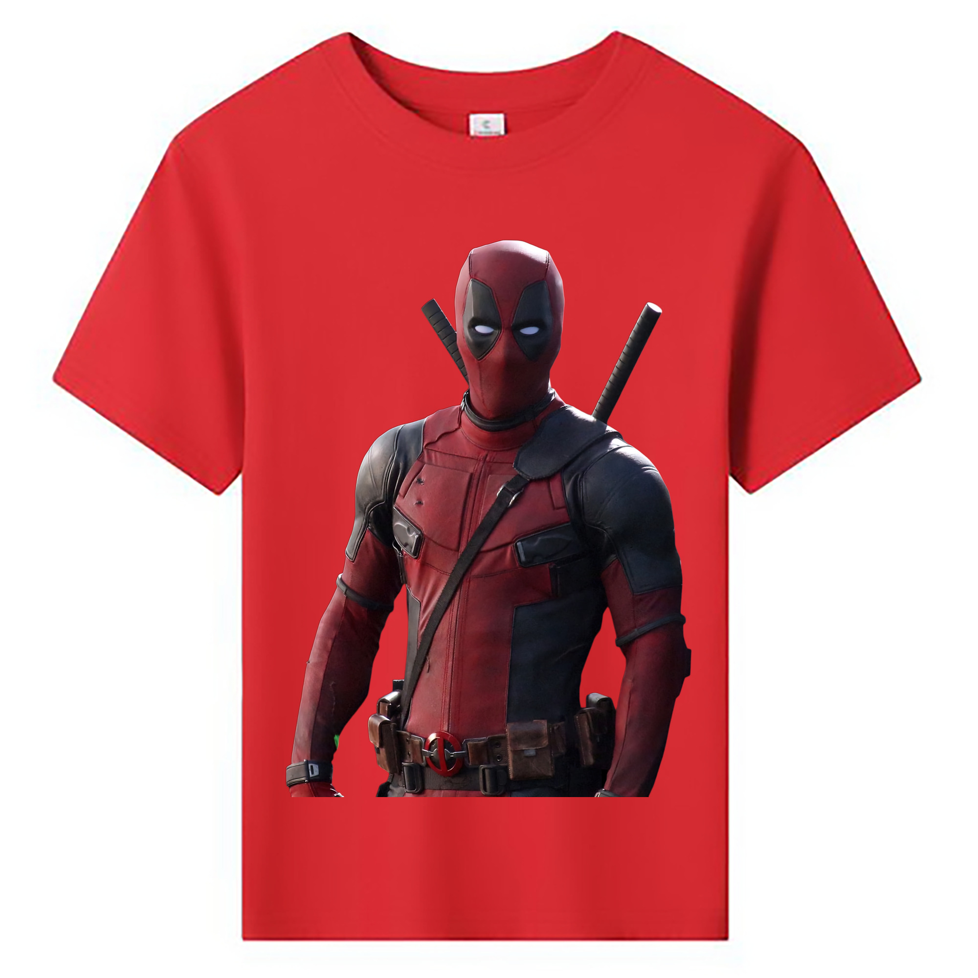 （画像用） Deadpool デッドプール 綿100％キッズTシャツ（フロントプリント）