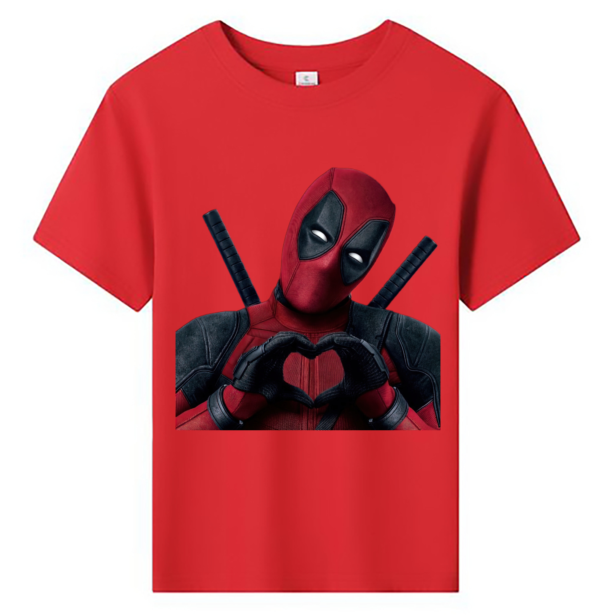 （画像用） Deadpool デッドプール 綿100％キッズTシャツ（フロントプリント）