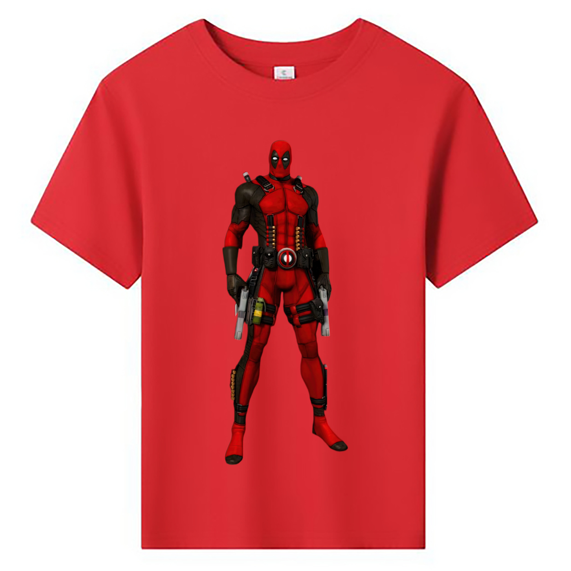 （画像用） Deadpool デッドプール 綿100％キッズTシャツ（フロントプリント）