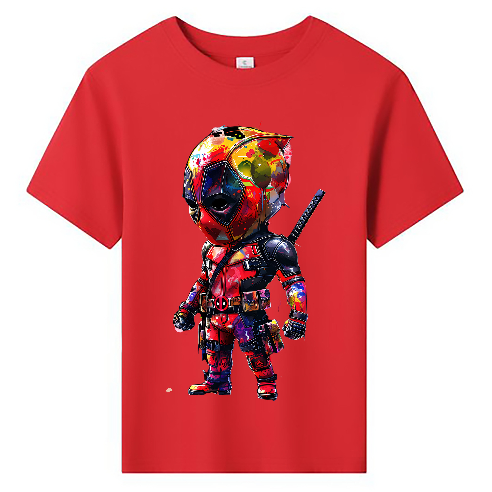 Deadpool デッドプール 綿100％キッズTシャツ（フロントプリント）