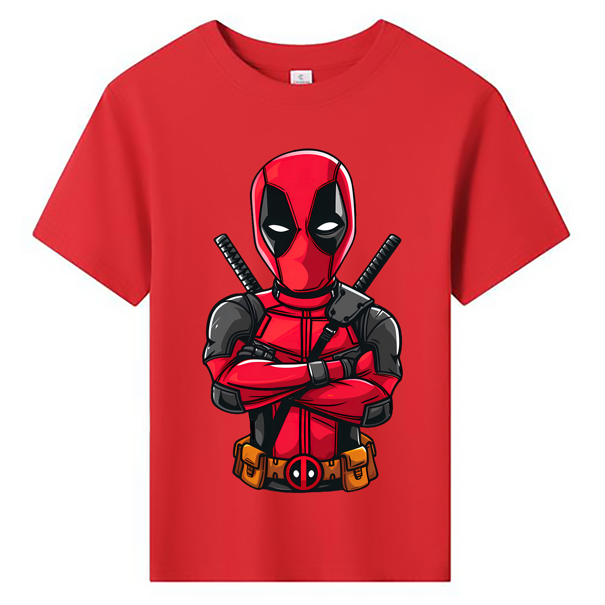 Deadpool デッドプール 綿100％キッズTシャツ（フロントプリント）