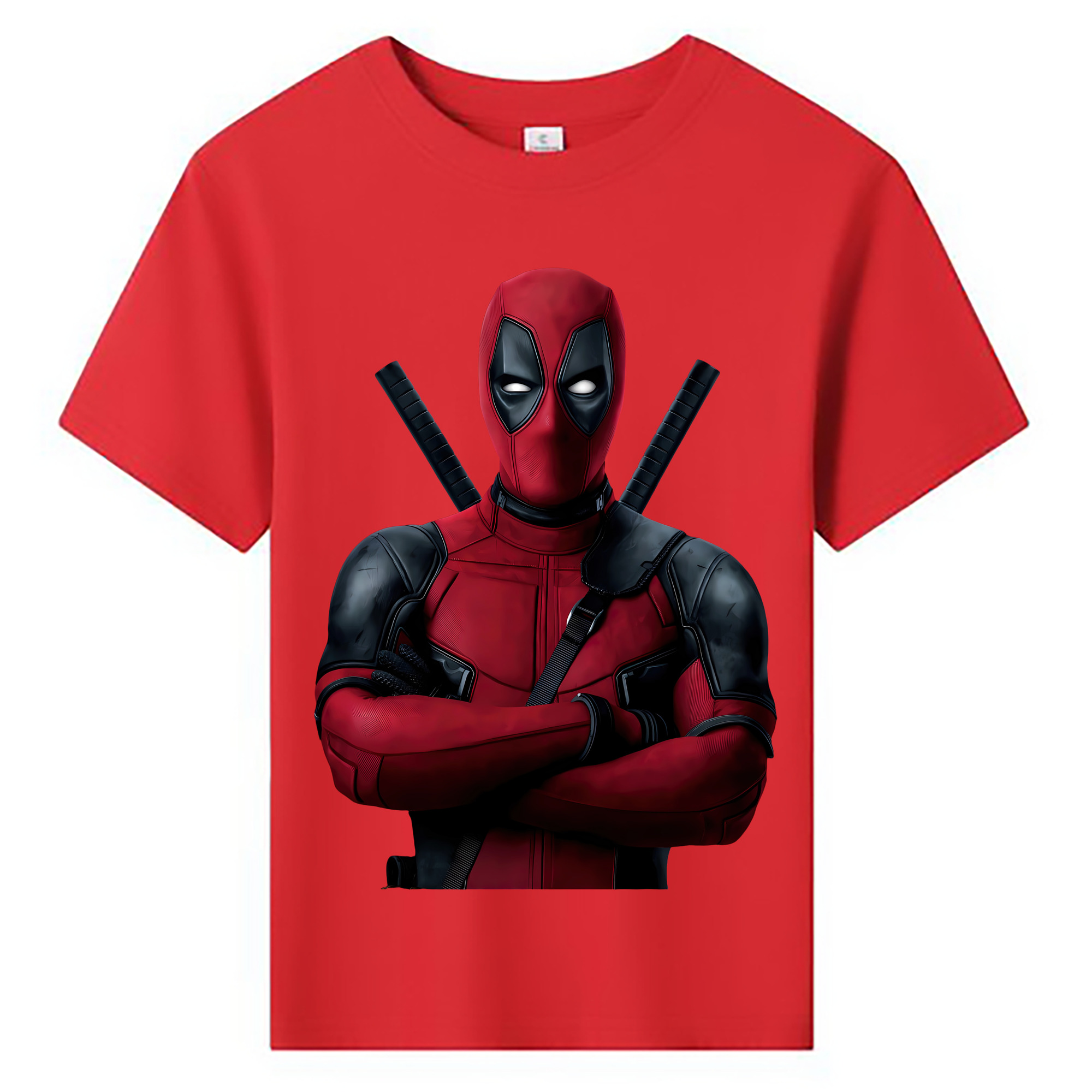 （画像用） Deadpool デッドプール 綿100％キッズTシャツ（フロントプリント）