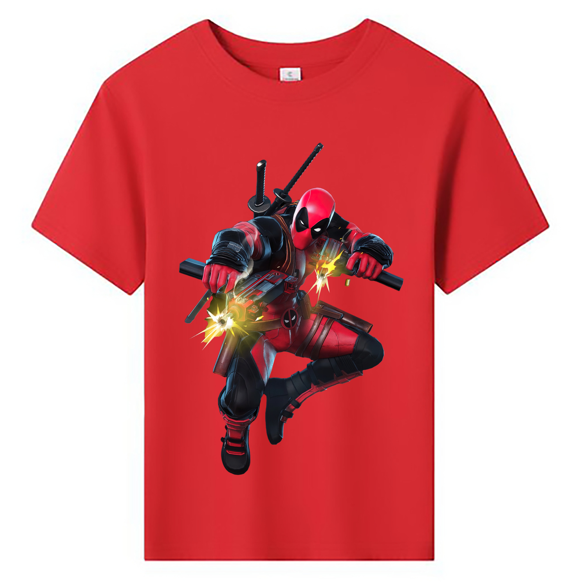 Deadpool デッドプール 綿100％キッズTシャツ（フロントプリント）