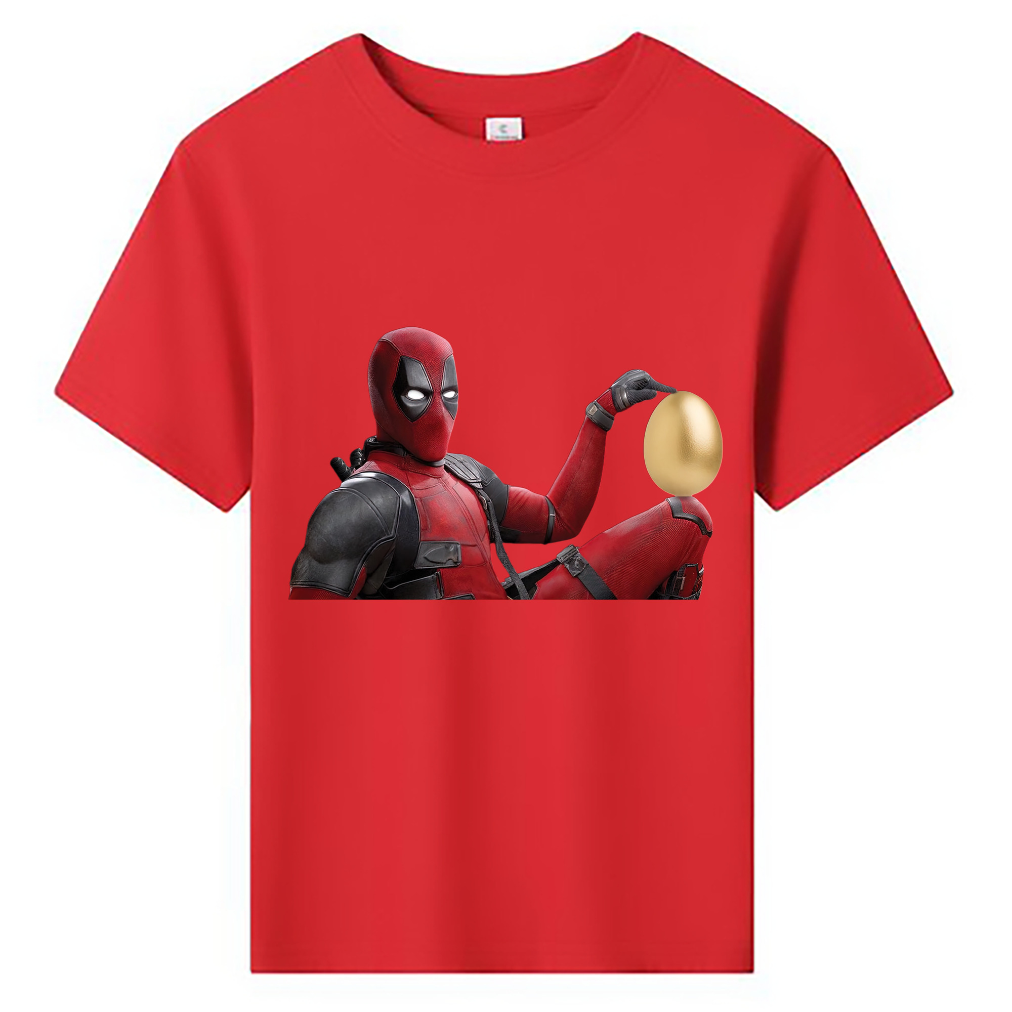 （画像用） Deadpool デッドプール 綿100％キッズTシャツ（フロントプリント）