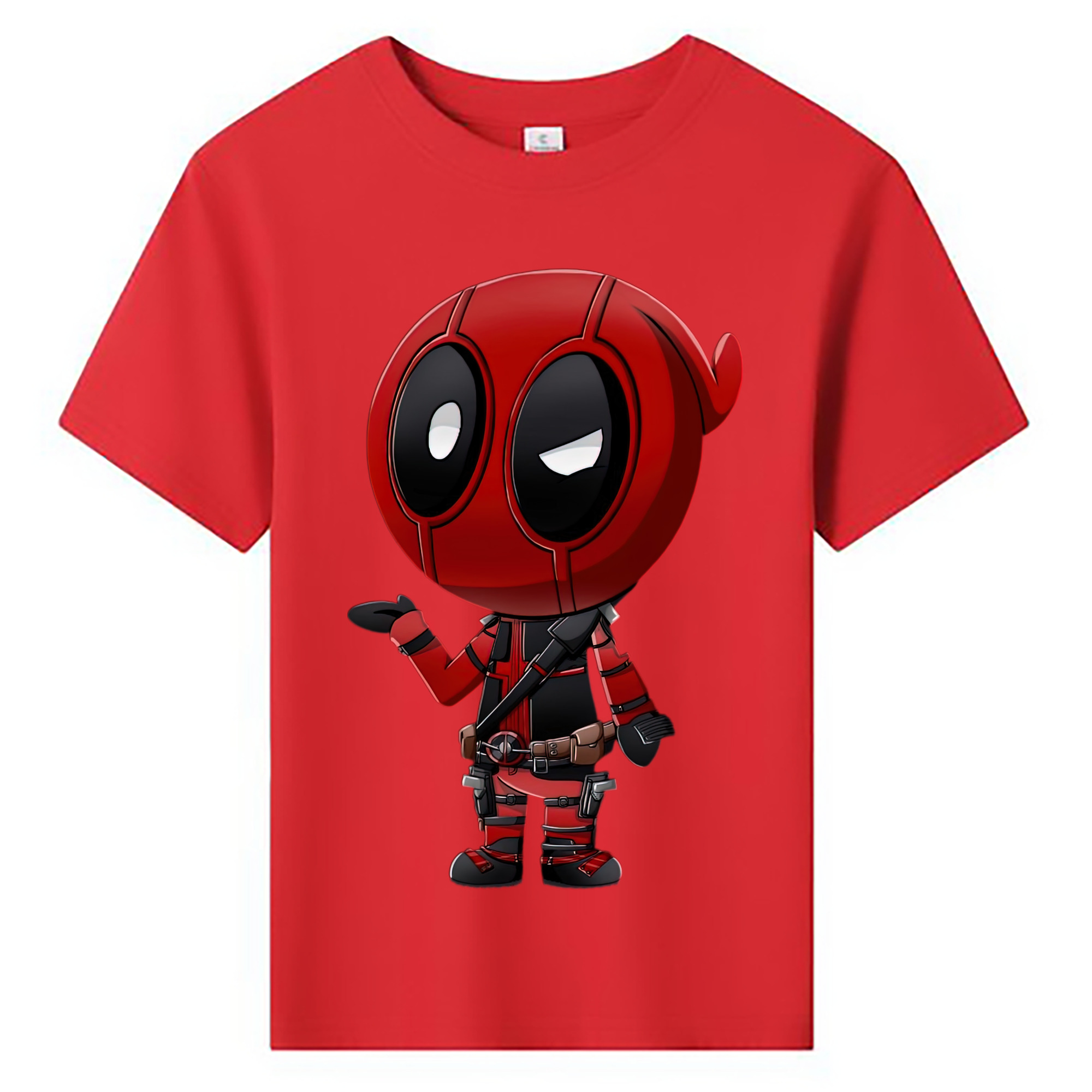 （画像用） Deadpool デッドプール 綿100％キッズTシャツ（フロントプリント）