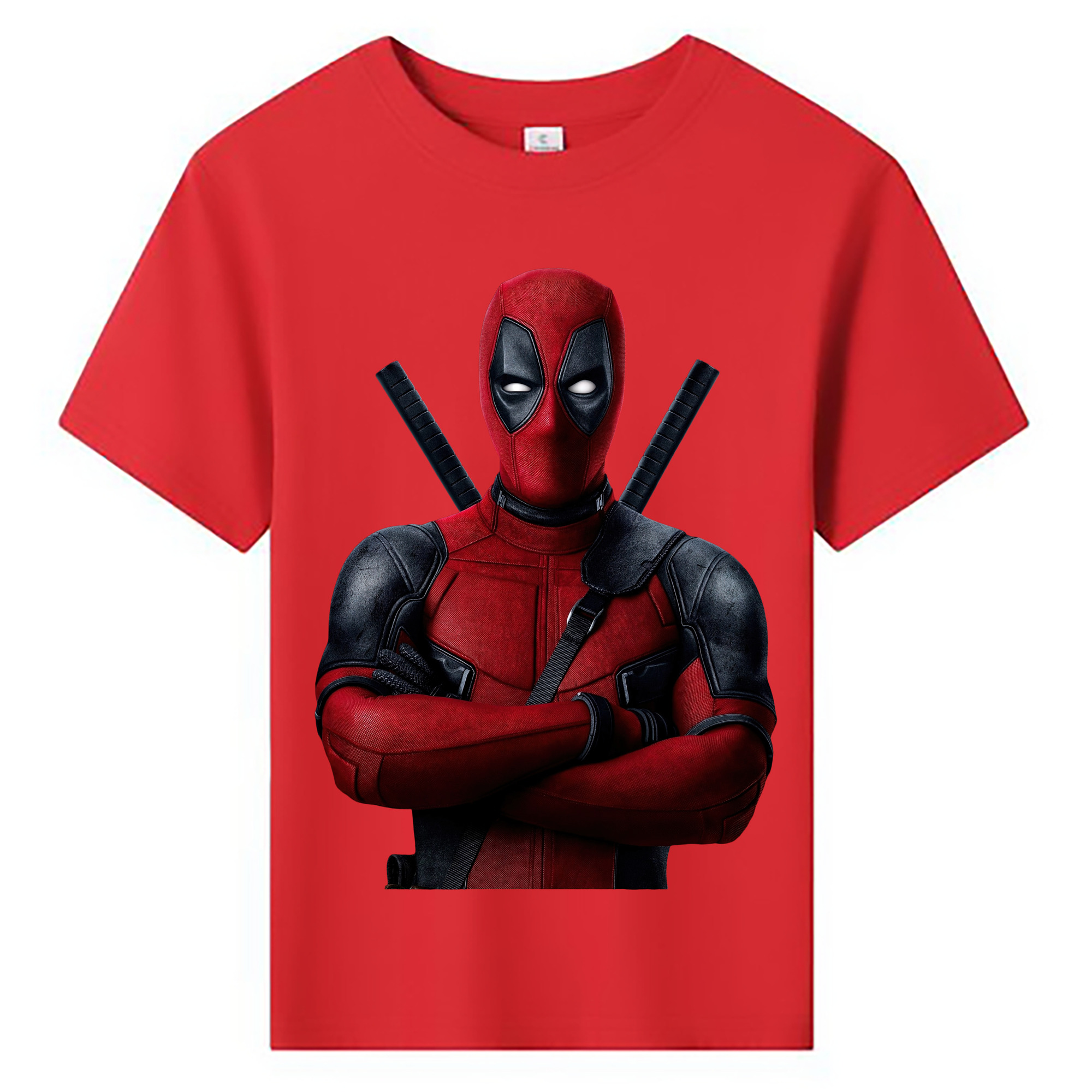 （画像用） Deadpool デッドプール 綿100％キッズTシャツ（フロントプリント）