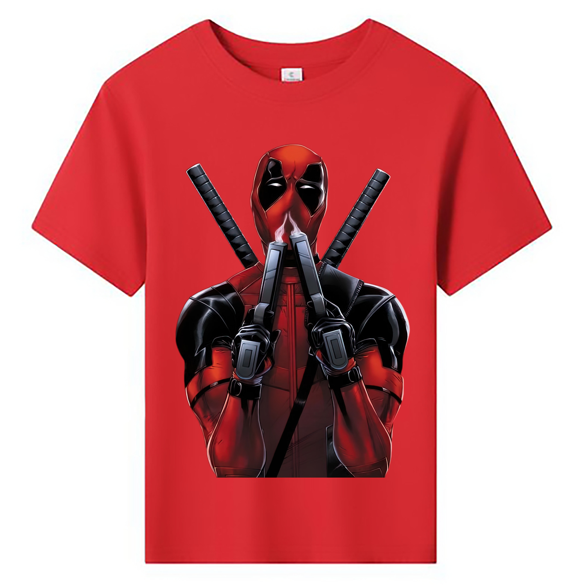（画像用） Deadpool デッドプール 綿100％キッズTシャツ（フロントプリント）