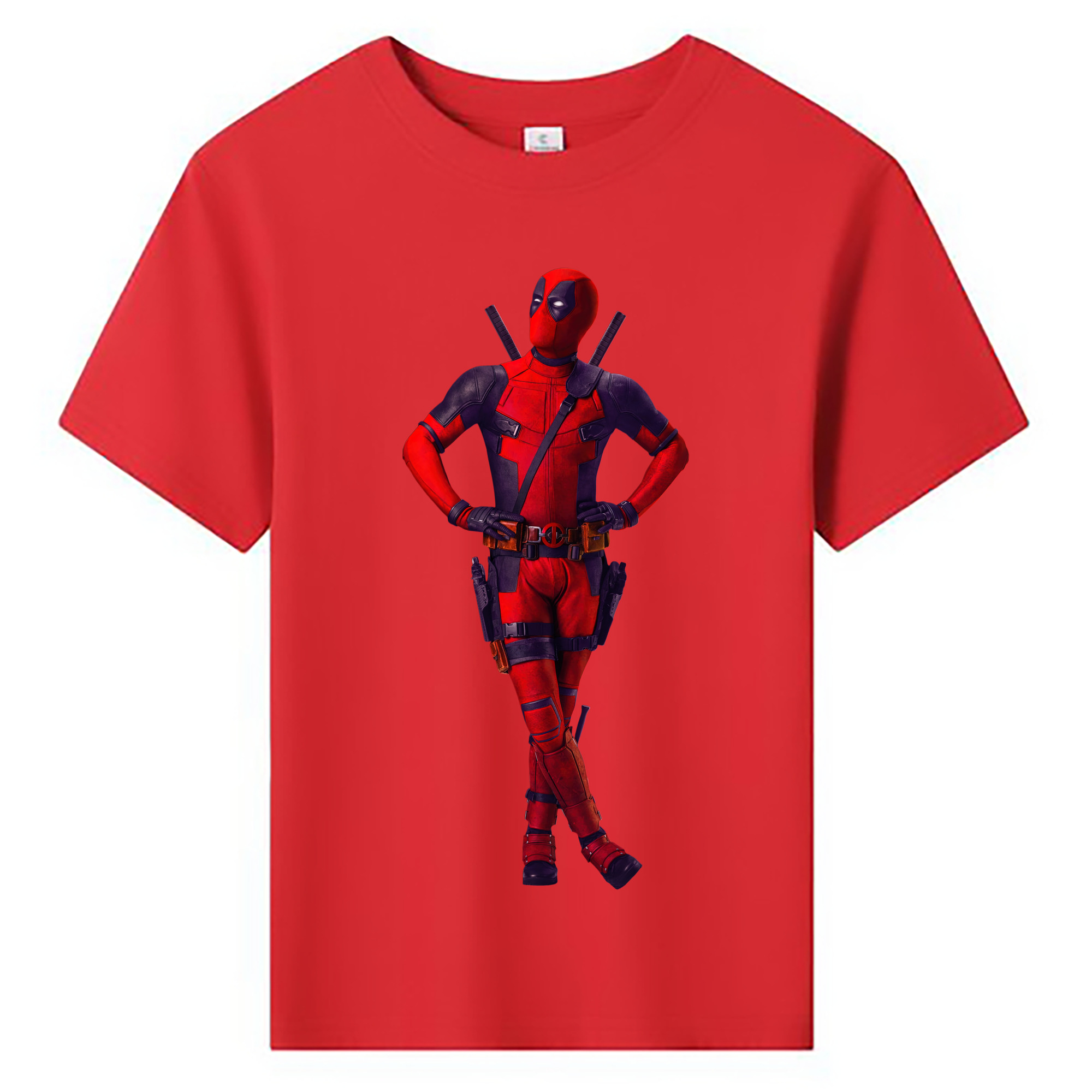 （画像用） Deadpool デッドプール 綿100％キッズTシャツ（フロントプリント）