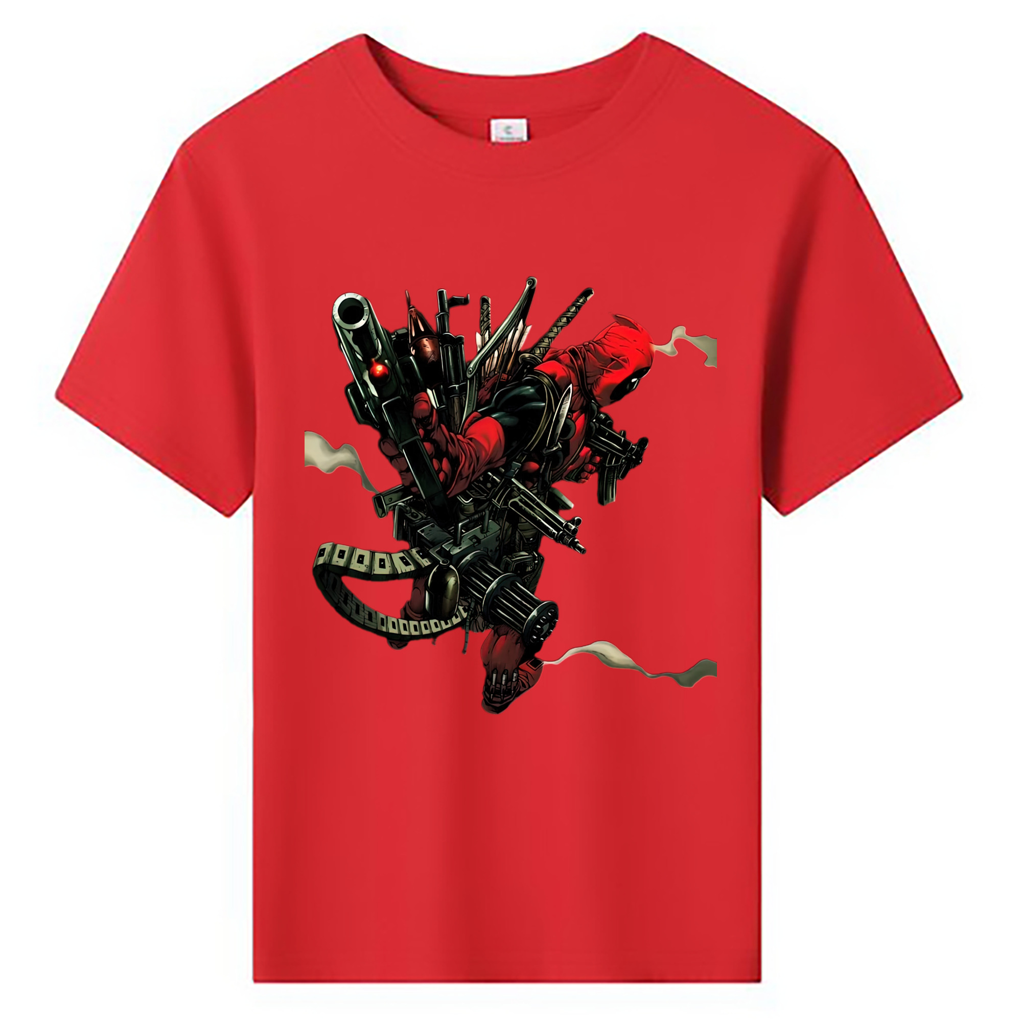 （画像用） Deadpool デッドプール 綿100％キッズTシャツ（フロントプリント）