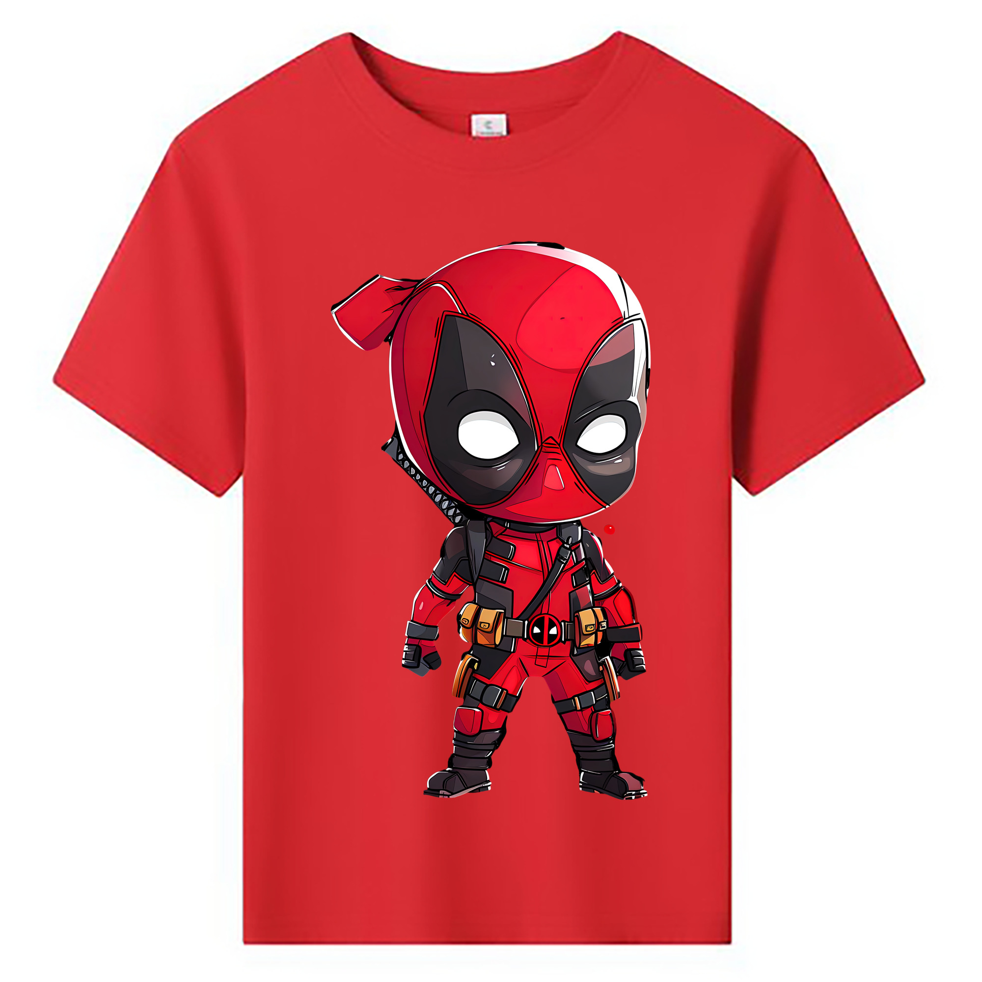 （画像用） Deadpool デッドプール 綿100％キッズTシャツ（フロントプリント）