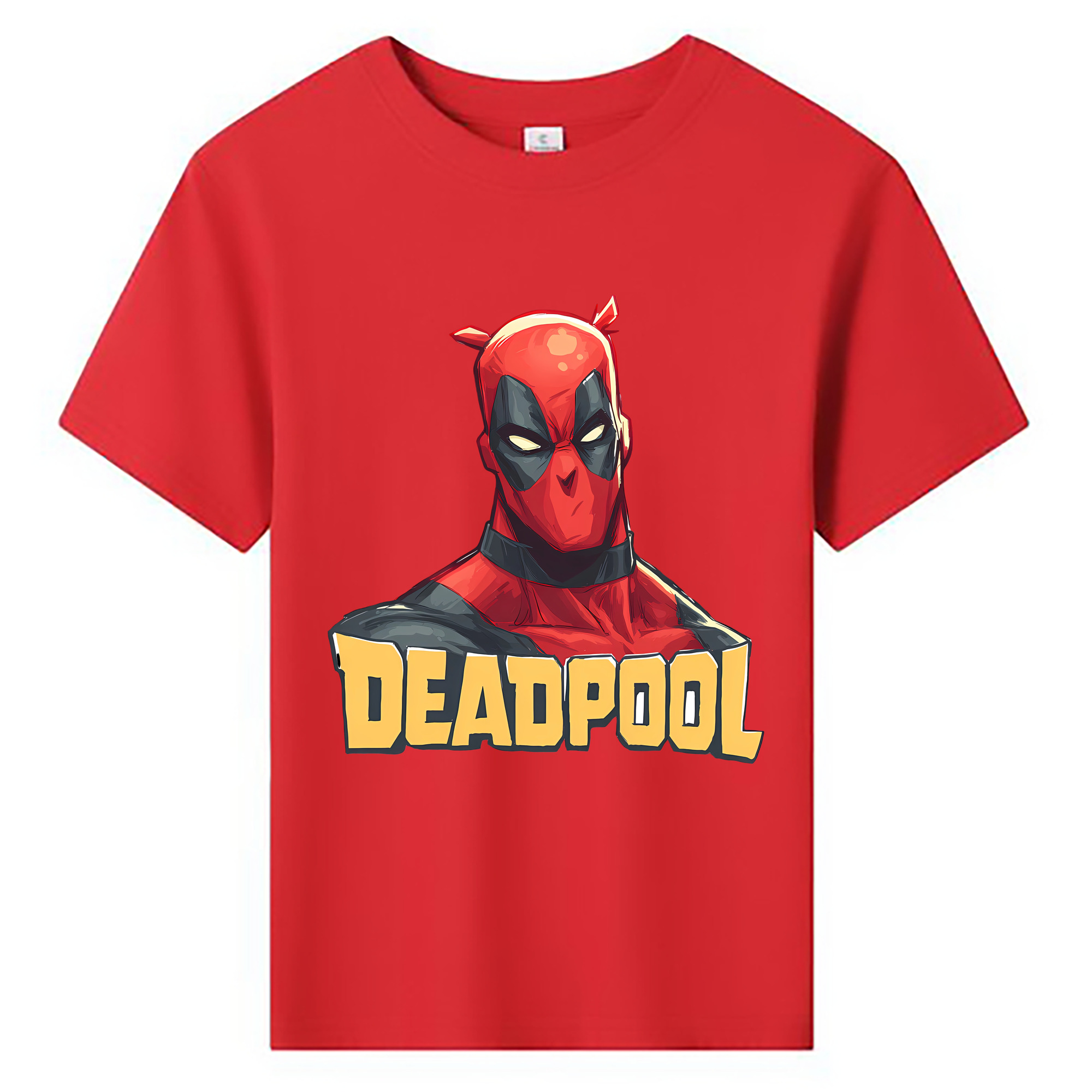 （画像用） Deadpool デッドプール 綿100％キッズTシャツ（フロントプリント）