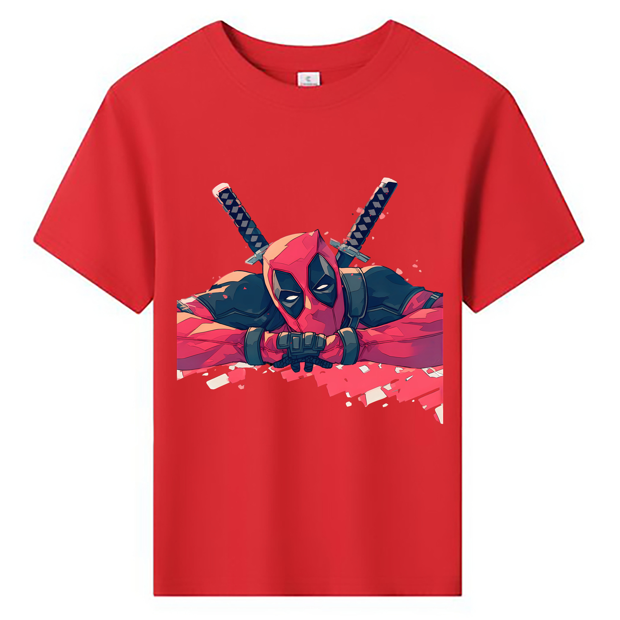 Deadpool デッドプール 綿100％キッズTシャツ（フロントプリント）