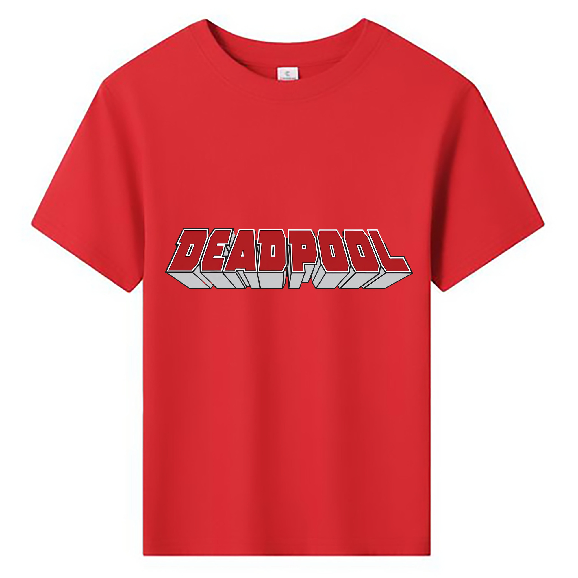 （画像用） Deadpool デッドプール 綿100％キッズTシャツ（フロントプリント）