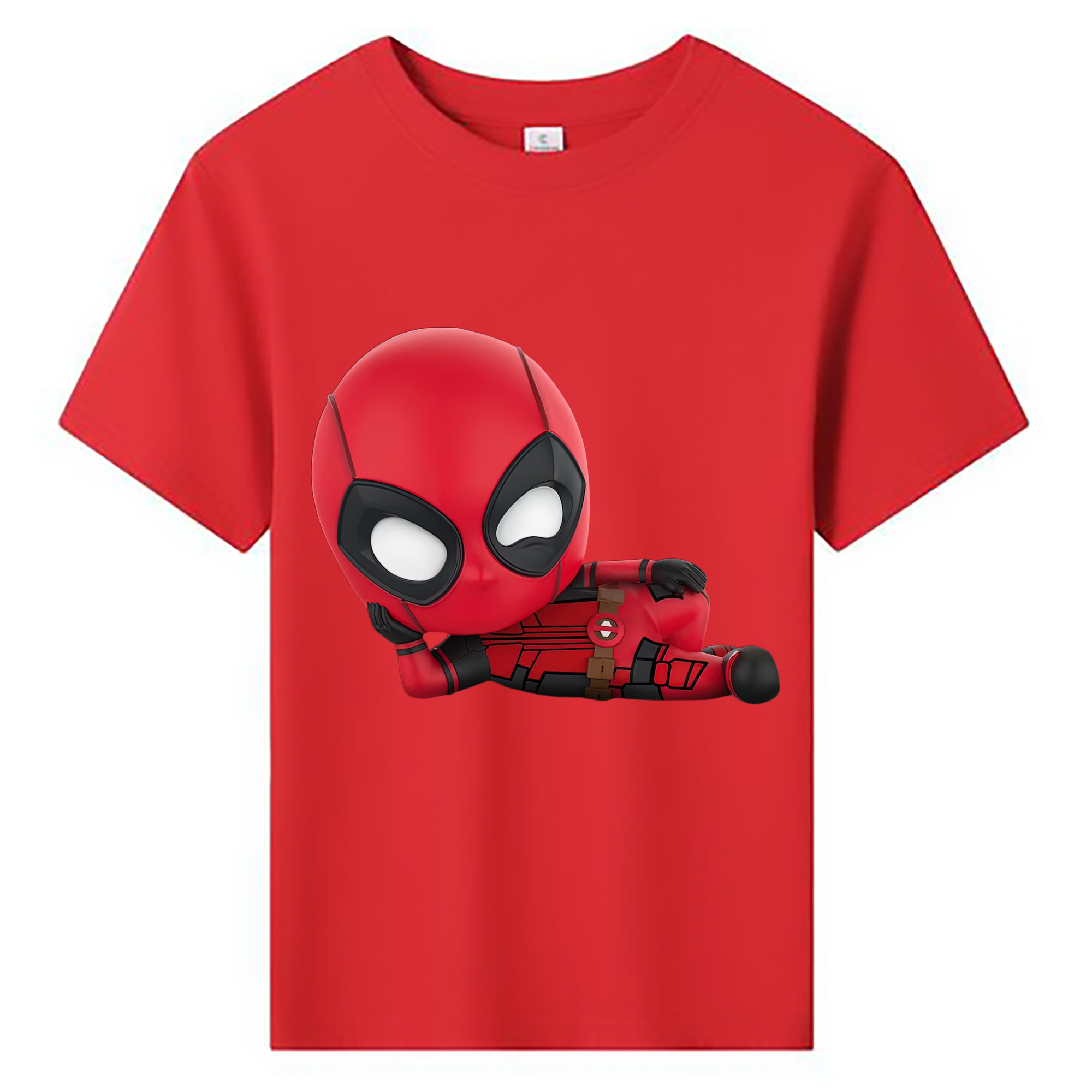 （画像用） Deadpool デッドプール 綿100％キッズTシャツ（フロントプリント）