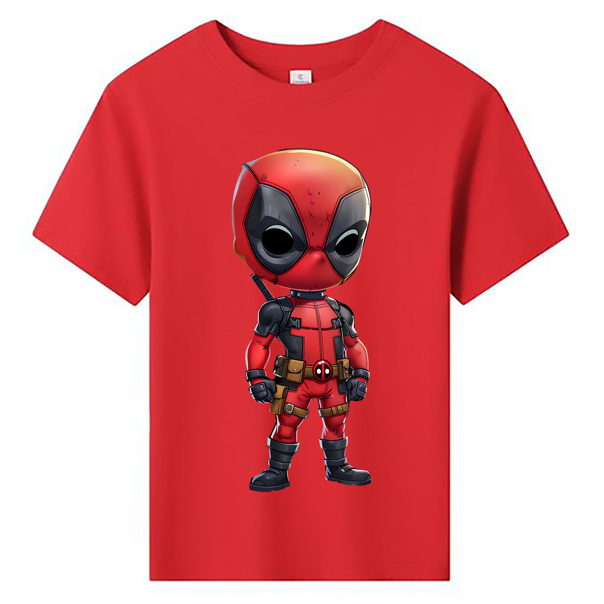 （画像用） Deadpool デッドプール 綿100％キッズTシャツ（フロントプリント）